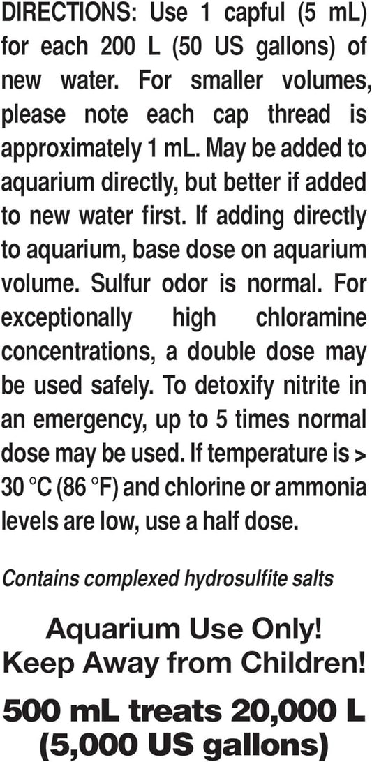 Seachem Prime Fresh and Saltwater Conditioner - Chemical Remover and D