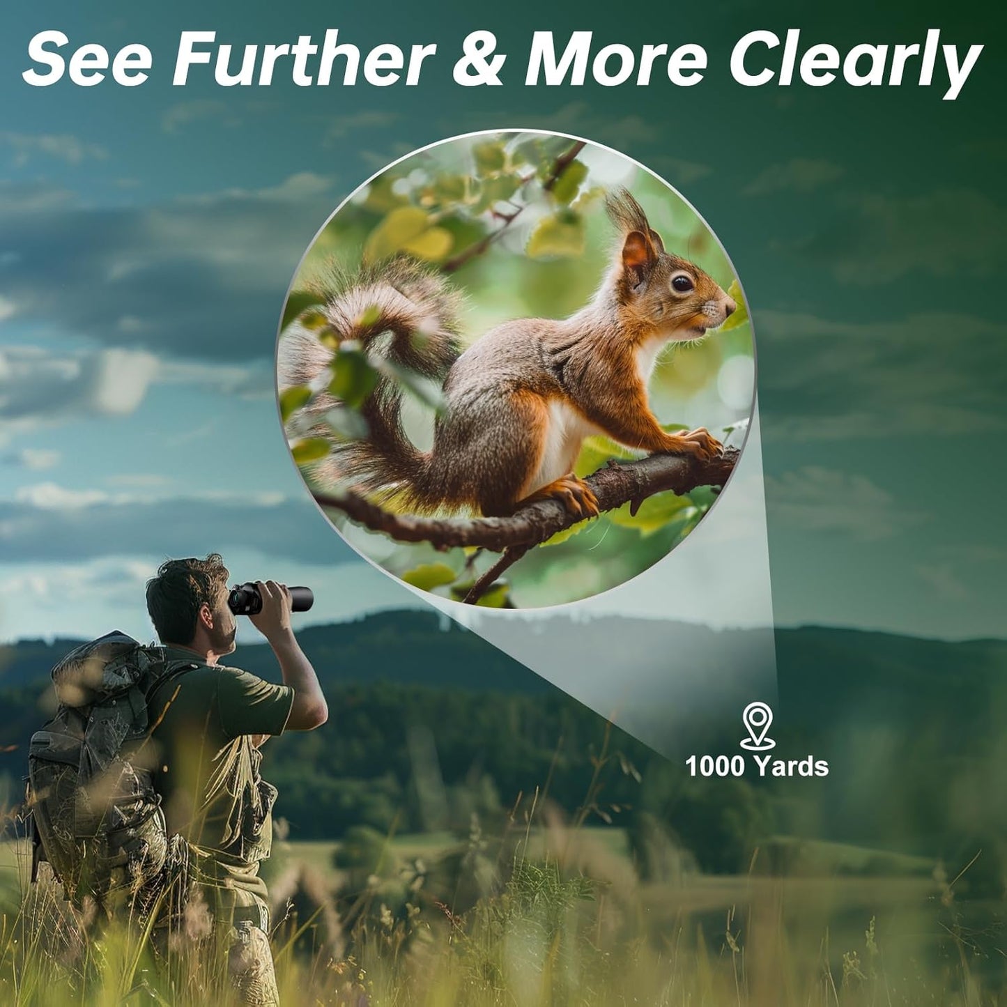 Aurosports 20x70 Binoculars for Adults High Powered, BAK4 Prism & FMC Lens for HD Viewing, Bright 70mm Large Objective Lens for Bird Watching Backyard, Stargazing, Hunting, Travel and Hiking