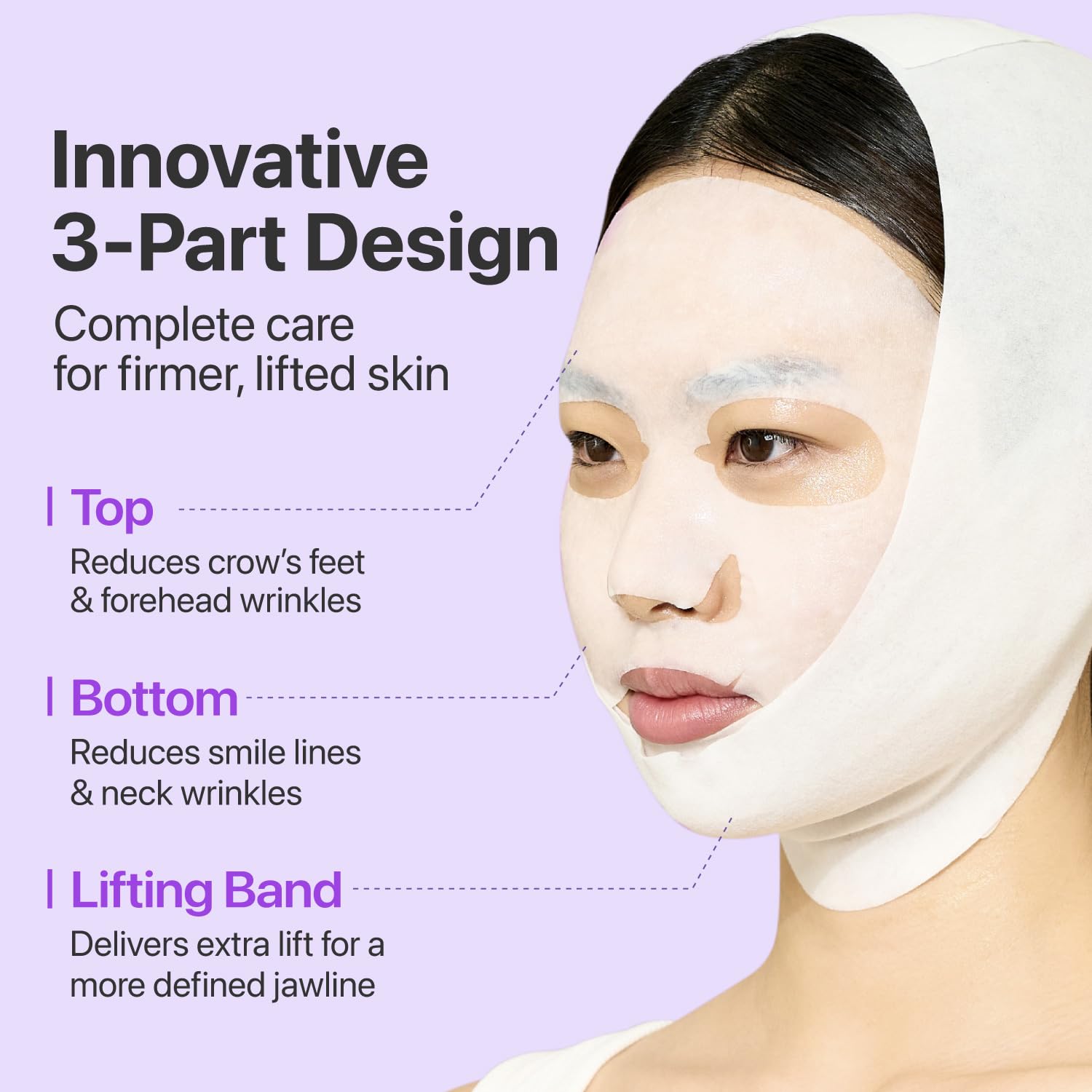 numbuzin No.9+ NAD+ BIO Lifting Full Face Mask, Peptide & Collagen Two