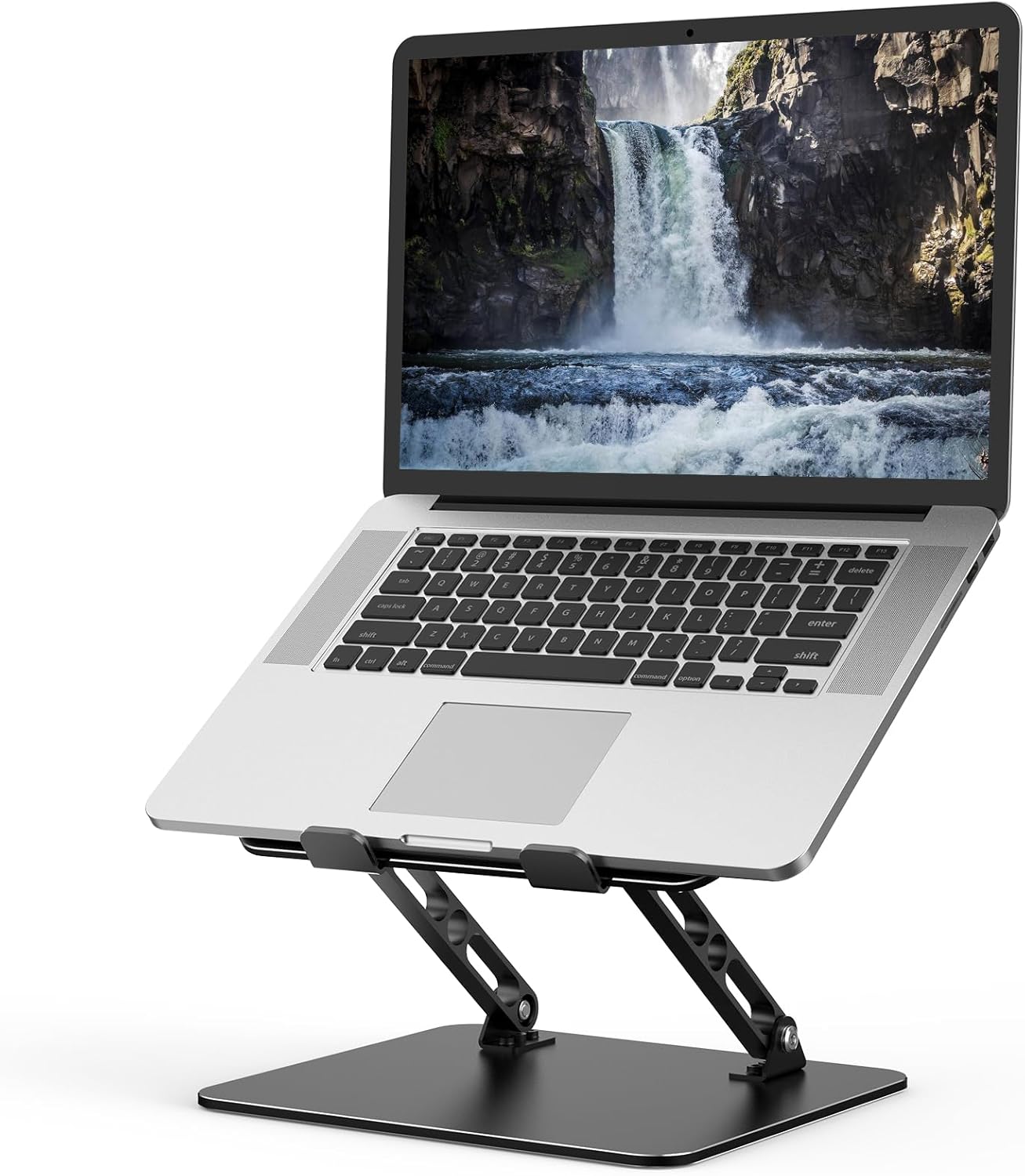 Adjustable Laptop Stand for Desk, Metal Foldable Laptop Riser Holder, 