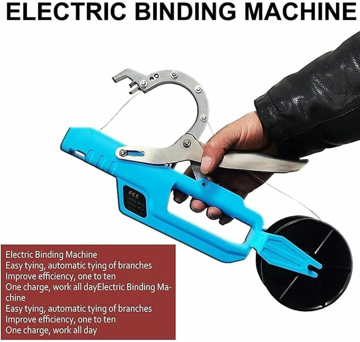 Electric Plant Binding Tie Machine,Wireless Plant Vine Tying Garden To