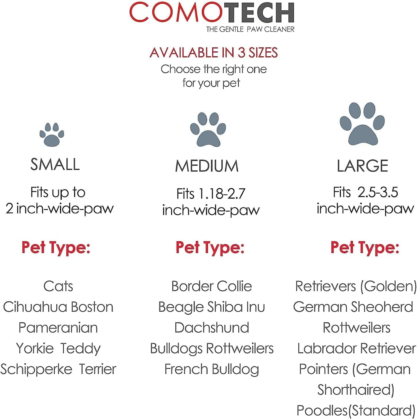 Professional 7 in 1 Dog Paw Cleaner for Dogs & Cats - Includes 1 Porta