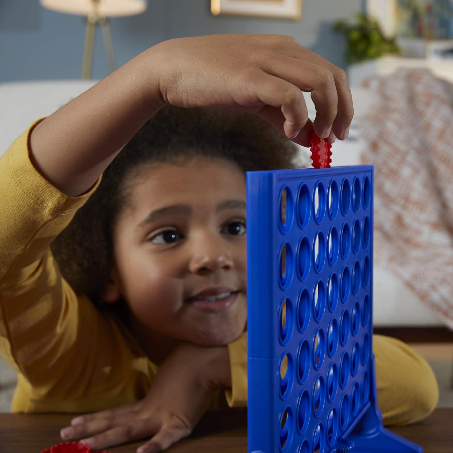 Hasbro Gaming Connect 4 Classic Grid, 4 in a Row Game, Strategy Board 