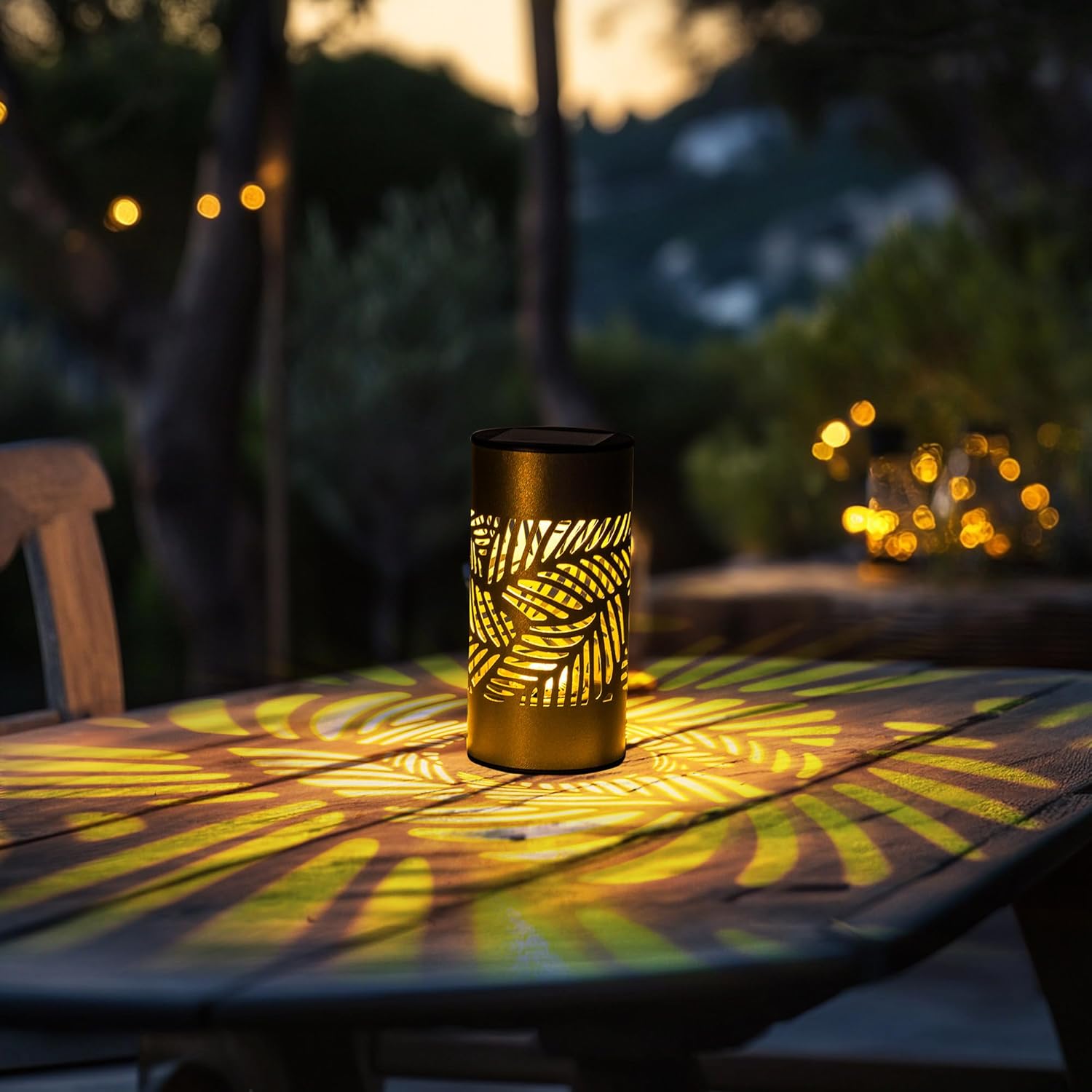 Dazzle Bright Solar Pathway Lights Outdoor, 12 Pack LED Warm White Wat