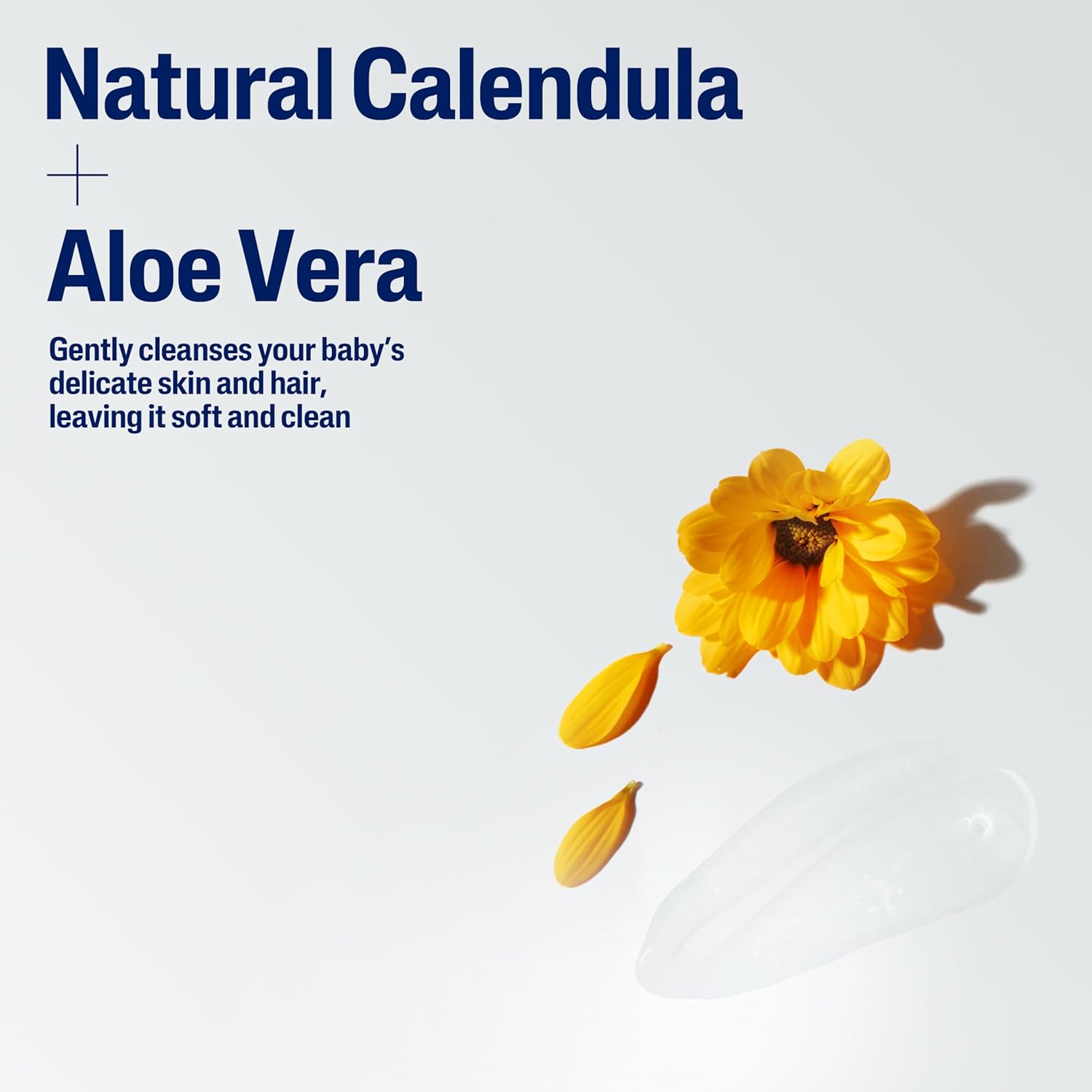 Cetaphil Baby Shampoo and Body Wash with Organic Calendula, Tear Free,