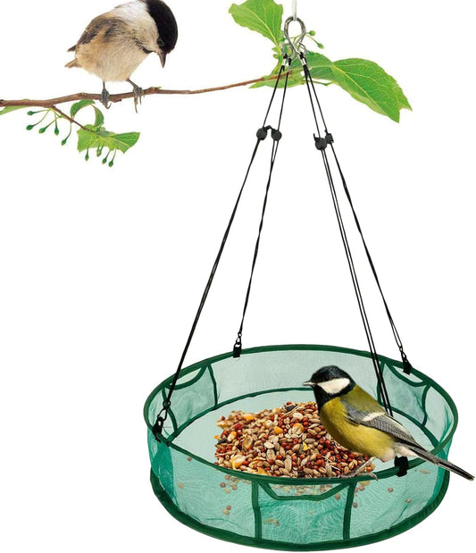 Bird Feeder | Large Capacity Feeding with 3 Pockets,Hangable Hummingbird Feeders for Outdoors - for Hummingbird Chickadee Finch Garden Yard Patio Porch Pathway Tree Balcony