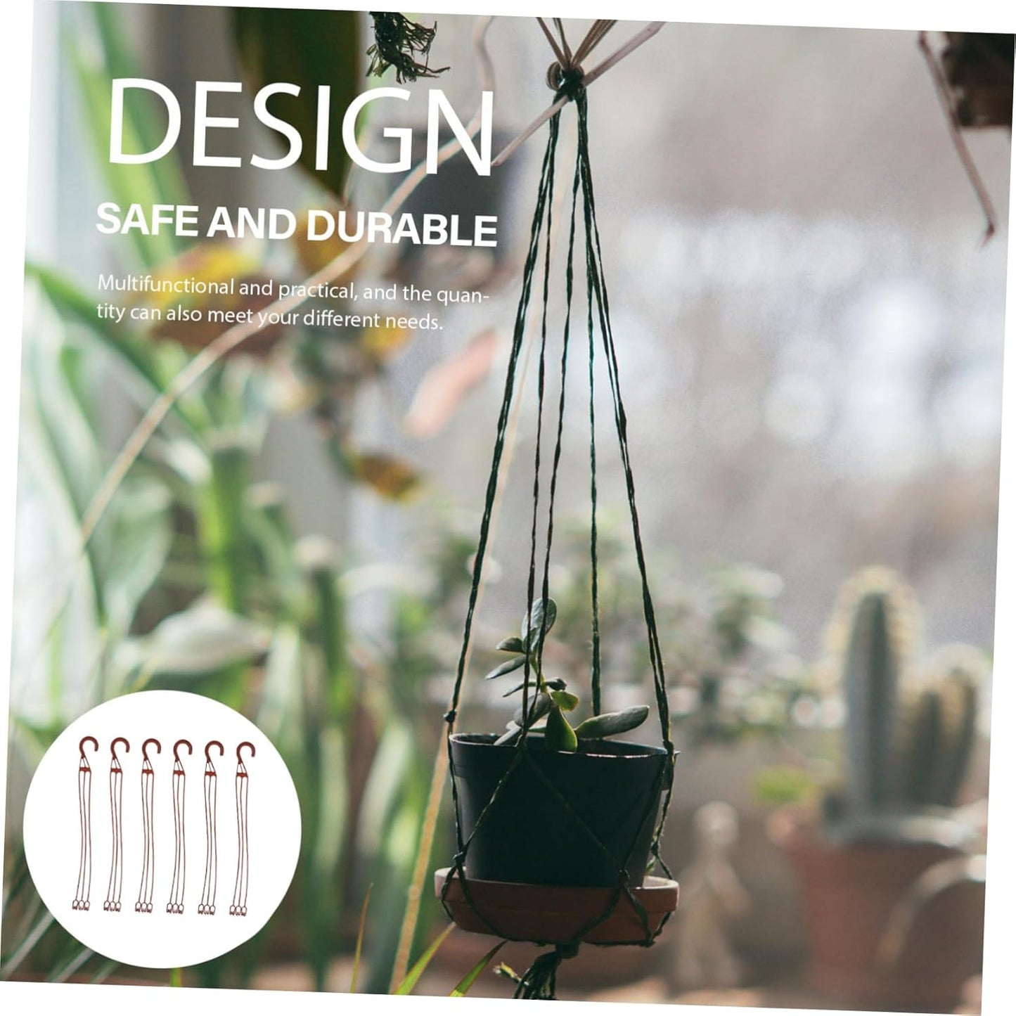 20pcs Chlorophytum Hook Plant Hanger Indoor Outdoor Heavy Duty Easy In