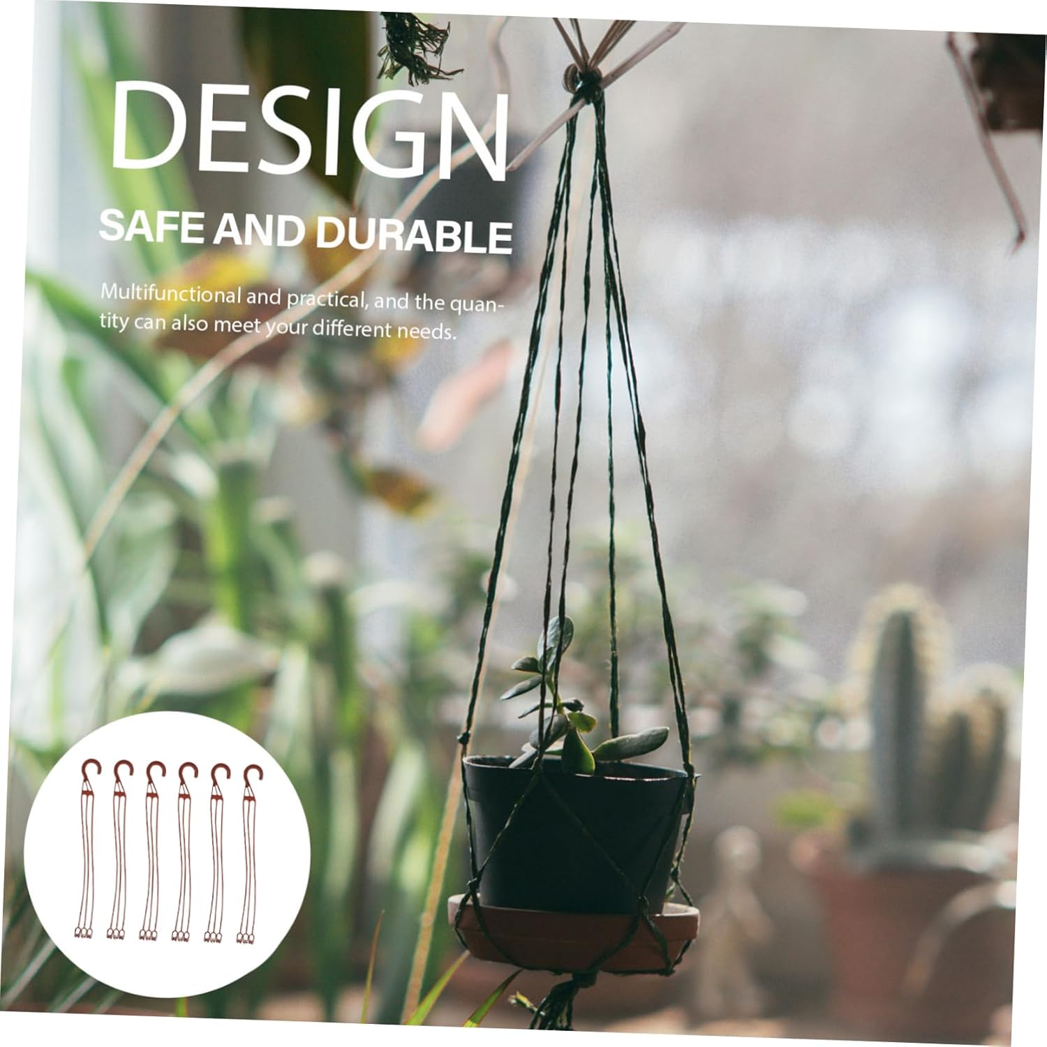 20pcs Chlorophytum Hook Plant Hanger Indoor Outdoor Heavy Duty Easy In