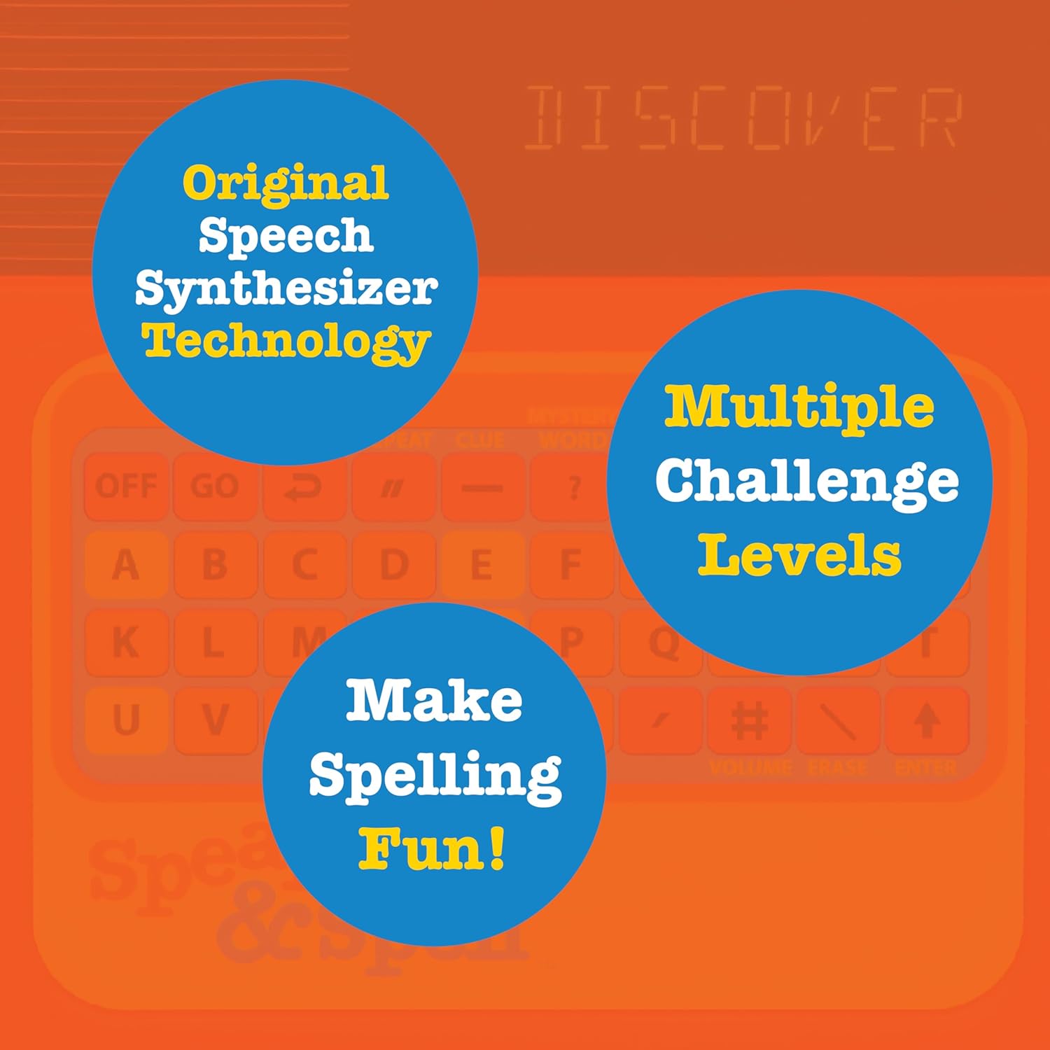 Speak & Spell Electronic Game - Educational Learning Toy, Spelling Gam