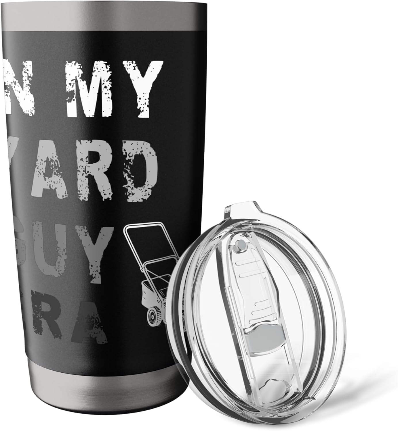 In My Yard Guy Era Lawn Mower Stainless Steel Insulated Tumbler