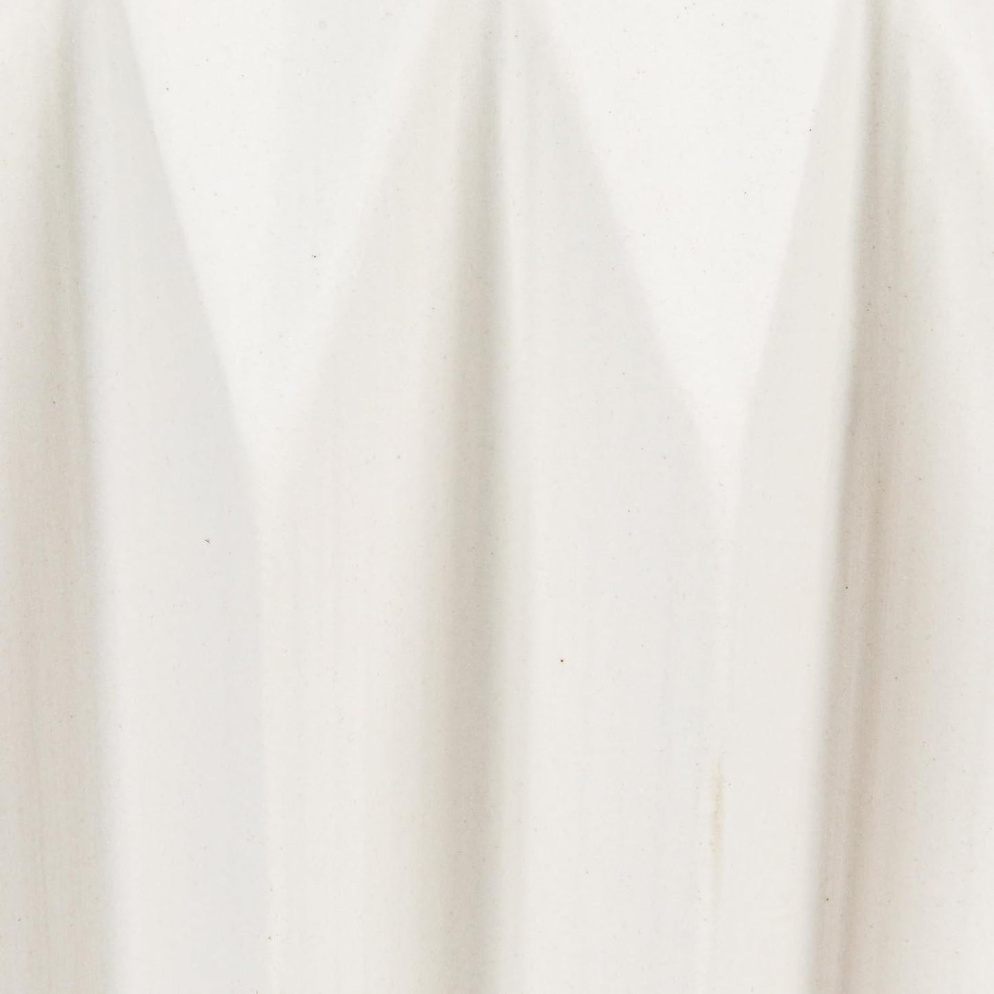 Bloomingville White Fluted Stoneware Flower Pot