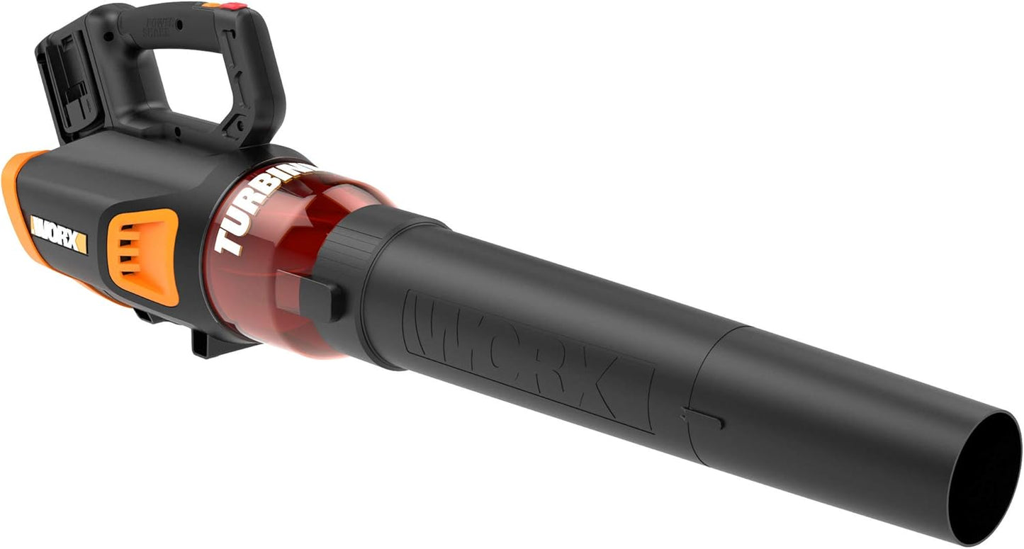 WORX Cordless Leaf Blower, Electric Blower for Lawn Care wth Brushless