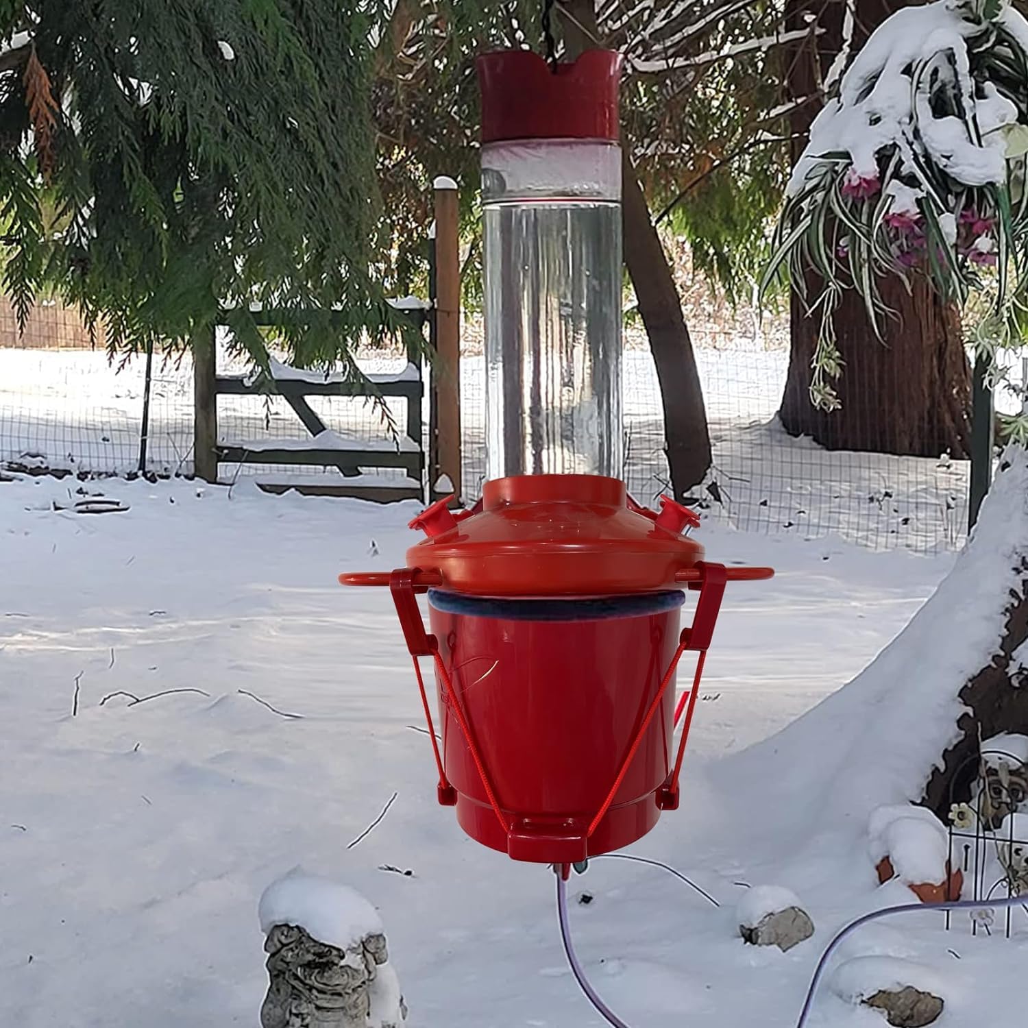 Hummingbird Feeder Heater Outdoors, Bird Feeder Hearth Warmer Attaches