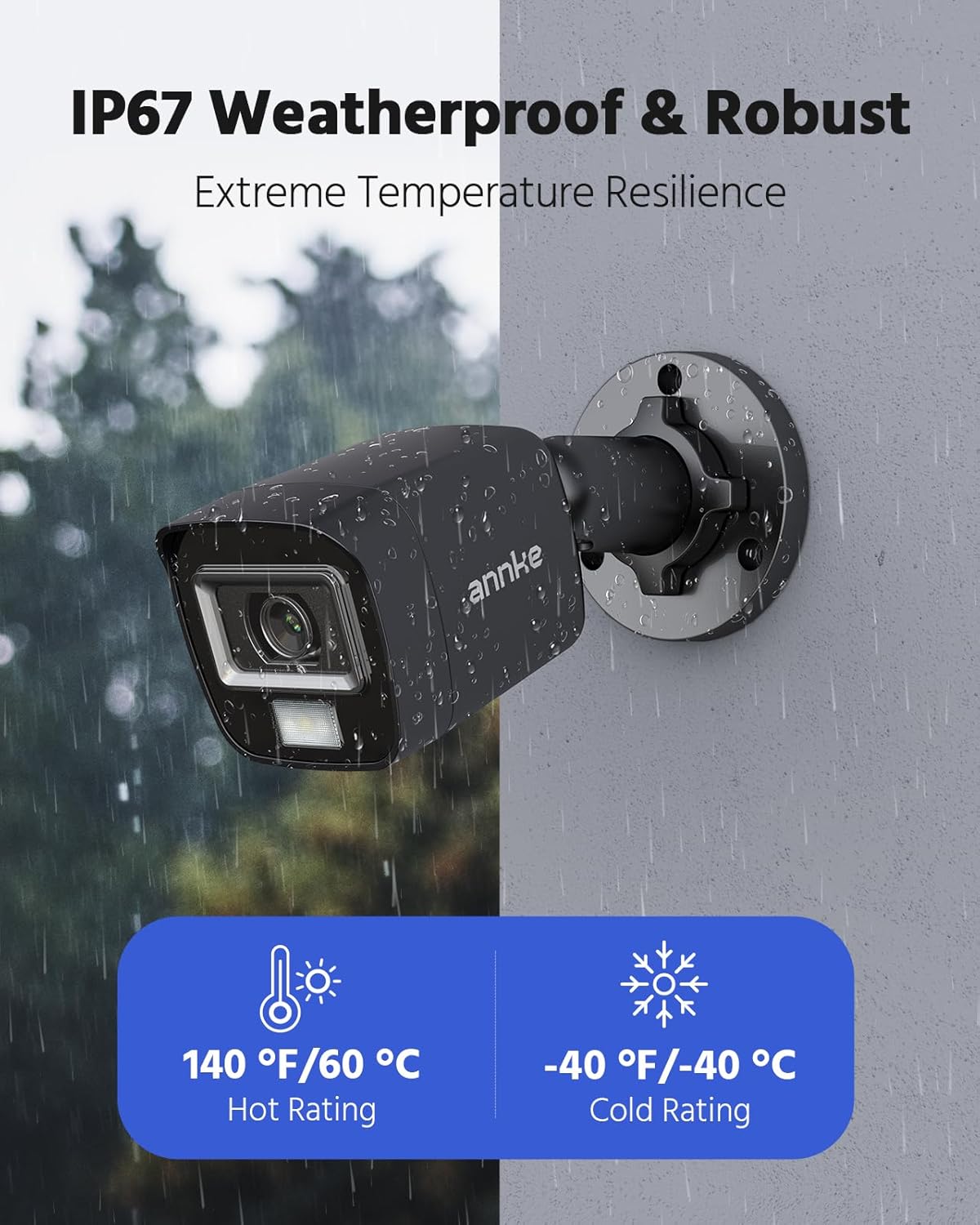 ANNKE 3K Lite Wired Security Camera System Outdoor with AI Human/Vehic