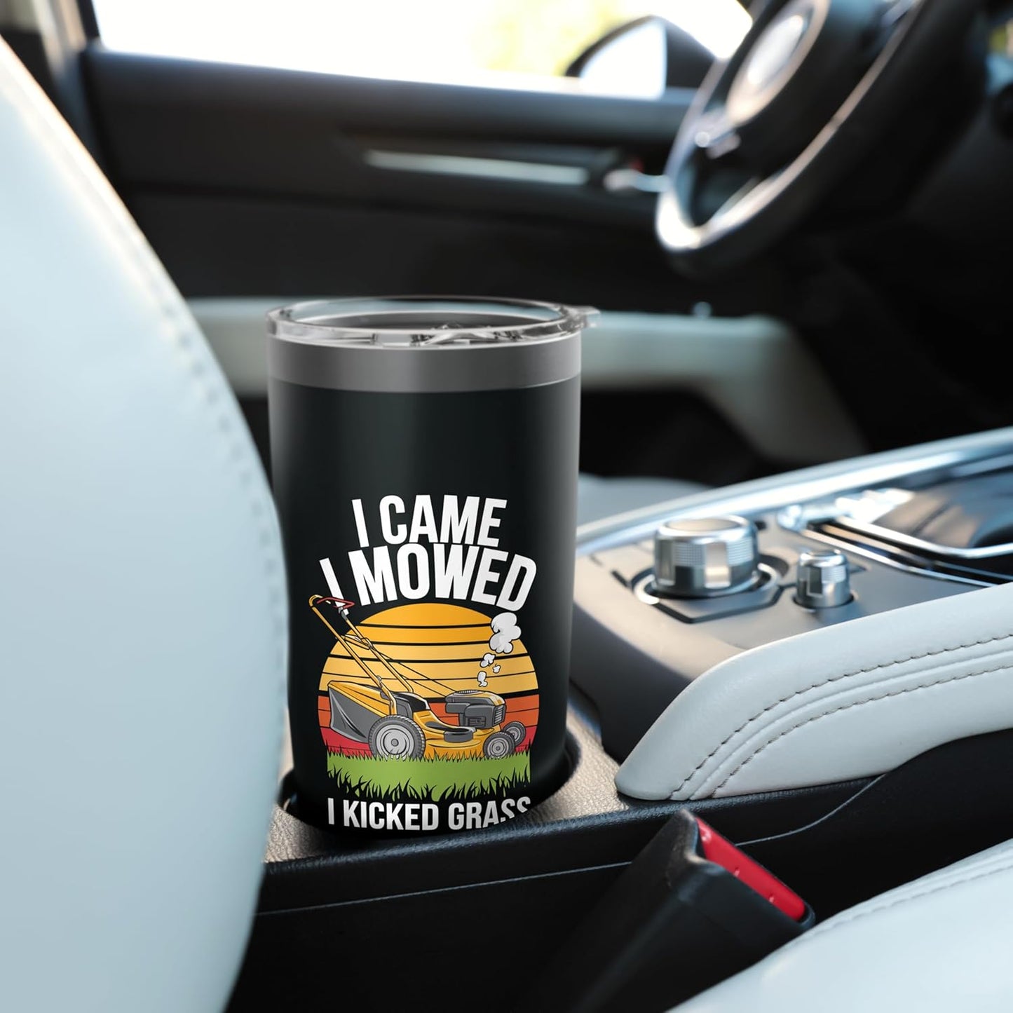 Funny Lawn Care Quote Gardening Enthusiast Stainless Steel Insulated Tumbler