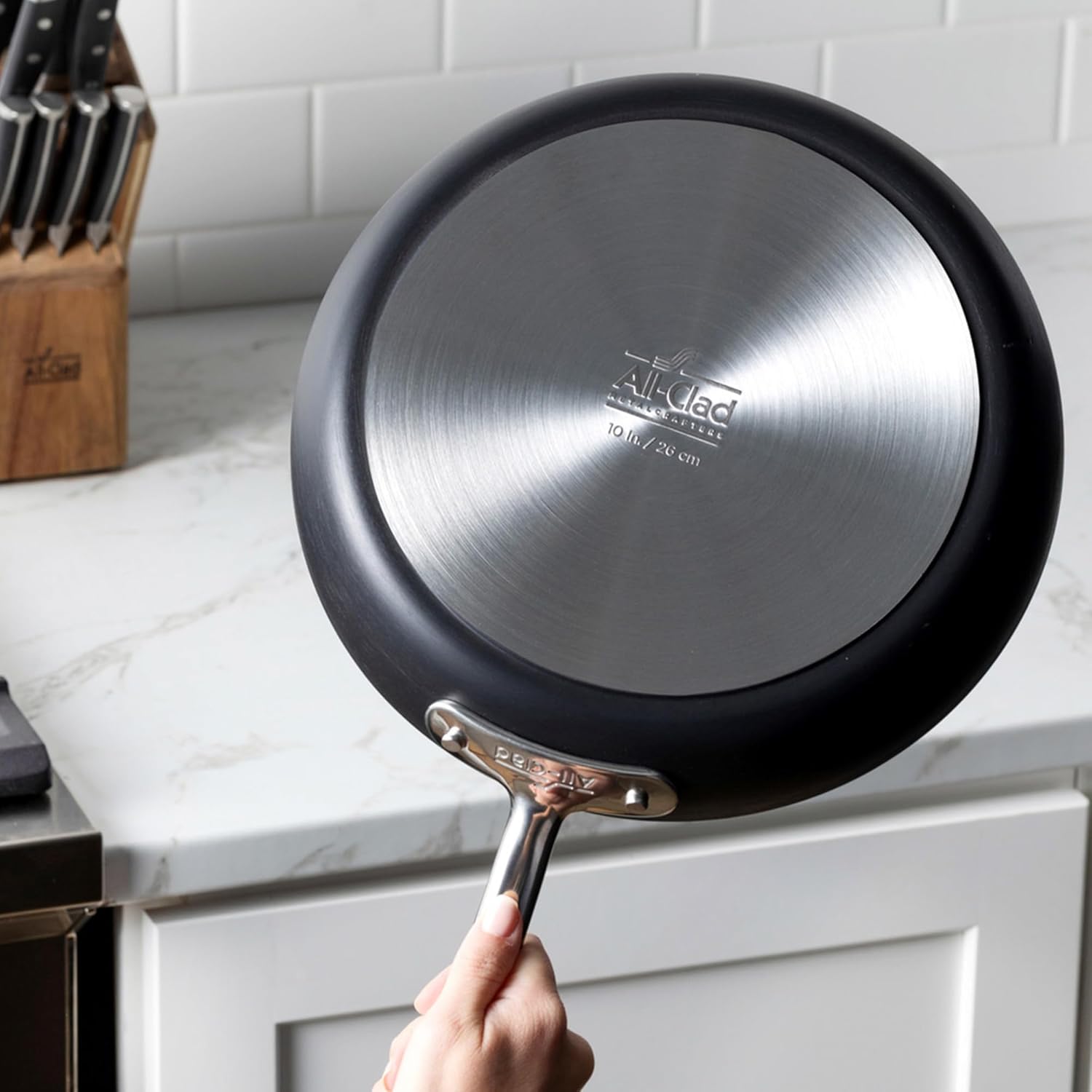 All-Clad HA1 Expert Hard Anodized Nonstick Fry Pan 2 Piece Set, 8" & 1