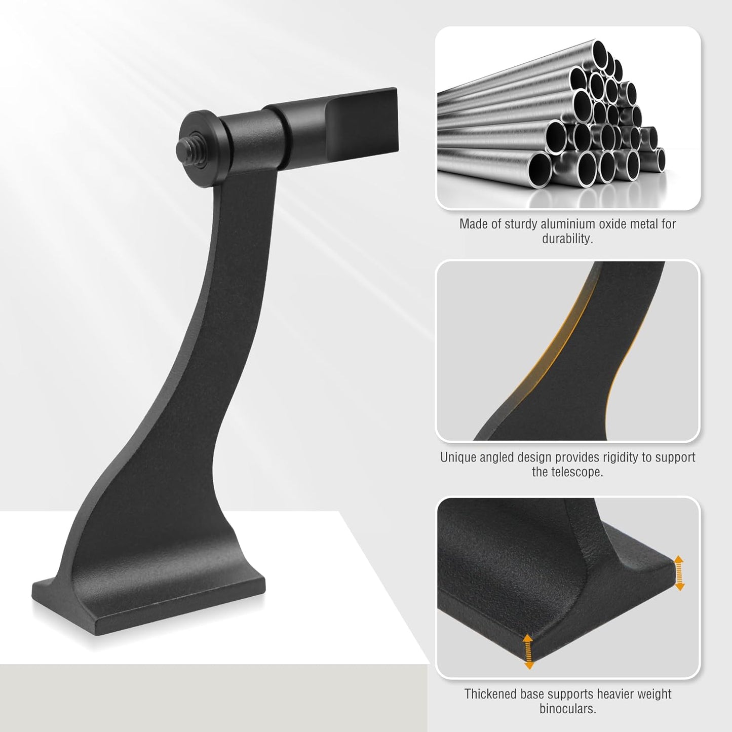Alstar Binocular Tripod Adapter with Quick Release 1/4 Inch Threading 