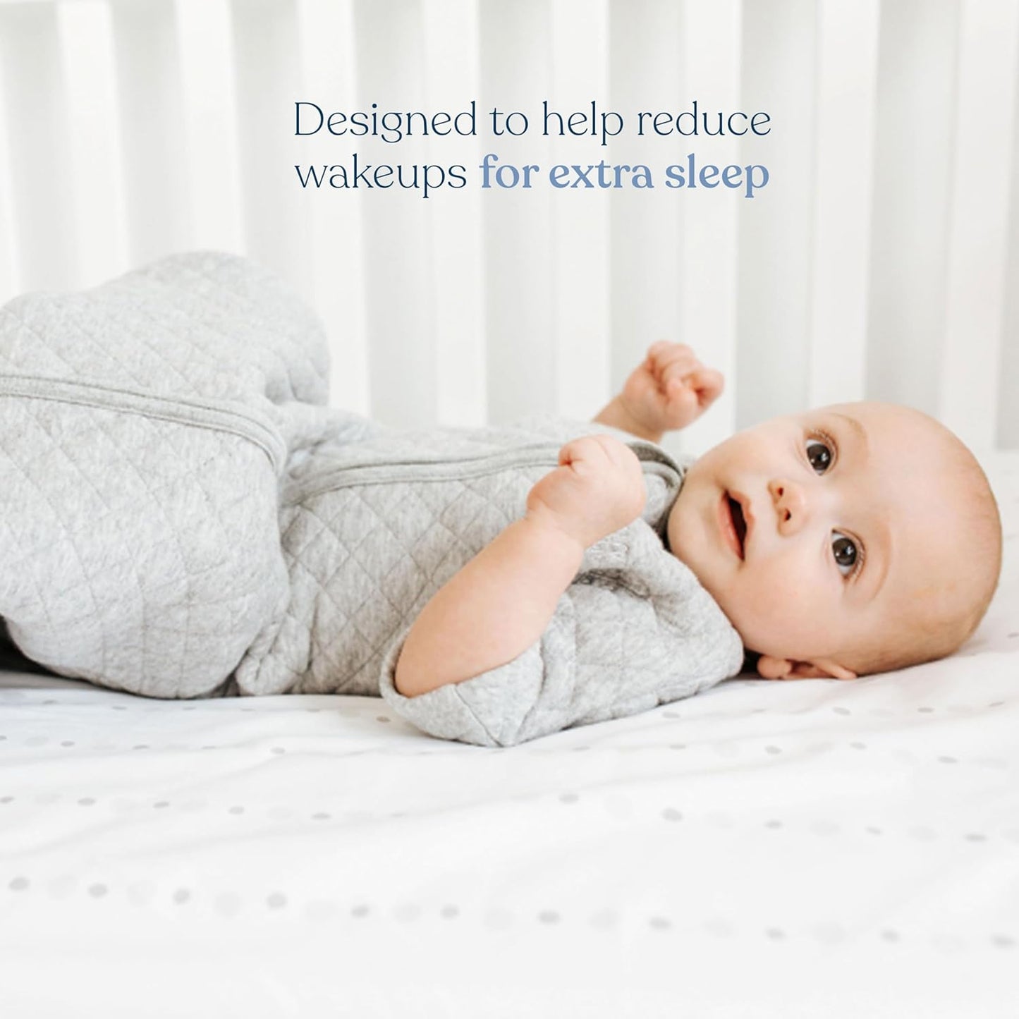 HALO Easy Transition Sleepsack Wearable Blanket, TOG 1.5, Heather Grey, Small