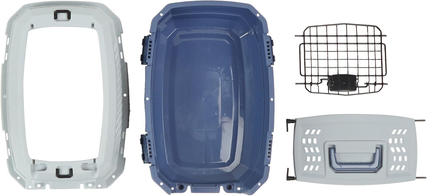 Amazon Basics 2-Door Top-Load Hard-Sided Pet Travel Carrier for Cats a