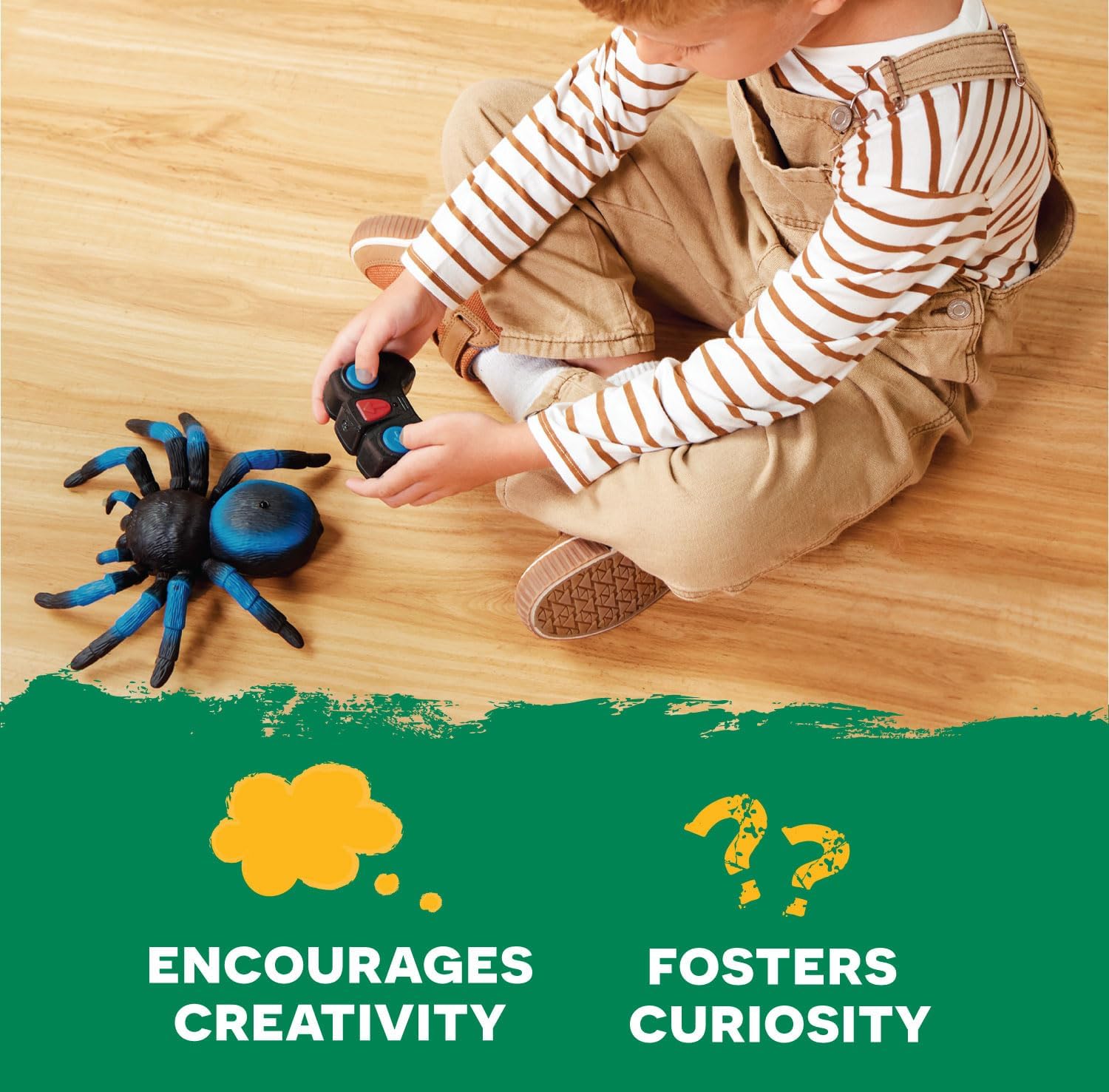 Terra by Battat – Remote Control Tarantula for Kids with LED Eyes – Re