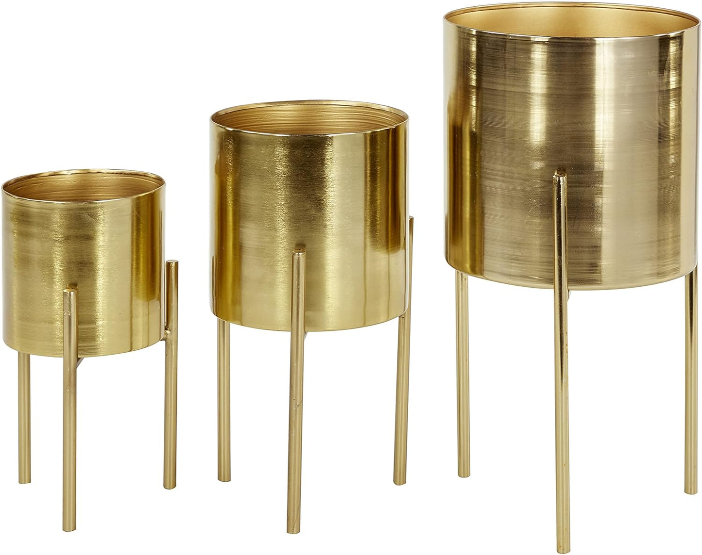 Deco 79 Metal Indoor Outdoor Planter Large Planter Pot with Removable 