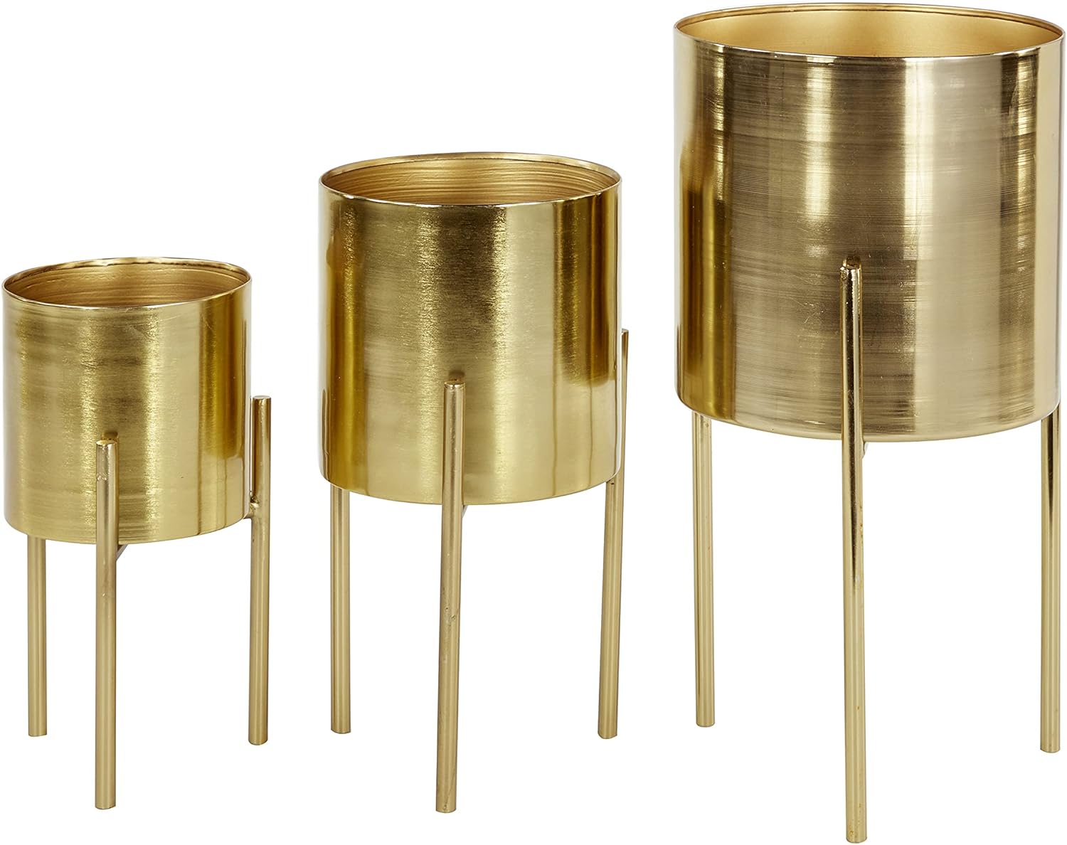 Deco 79 Metal Indoor Outdoor Planter Large Planter Pot with Removable 