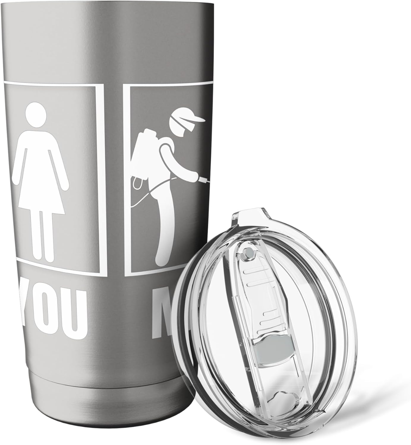 Pest Control Proud Funny Women Exterminator Stainless Steel Insulated Tumbler