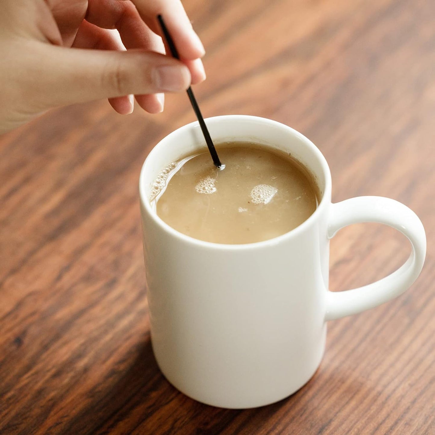 Chef Craft 5 Inch Coffee Stirrer Straws-Set of 150, Pack of 1, black