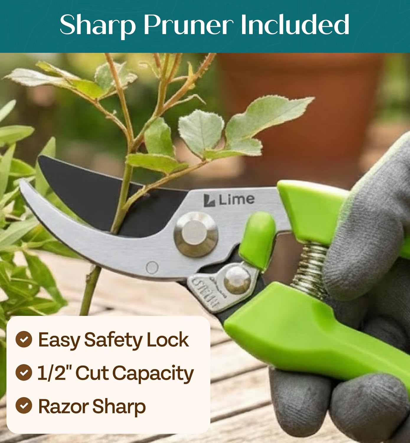 GROWIT Heavy Duty Gardening Tools - Gardening Gifts for Women, Men, Mo