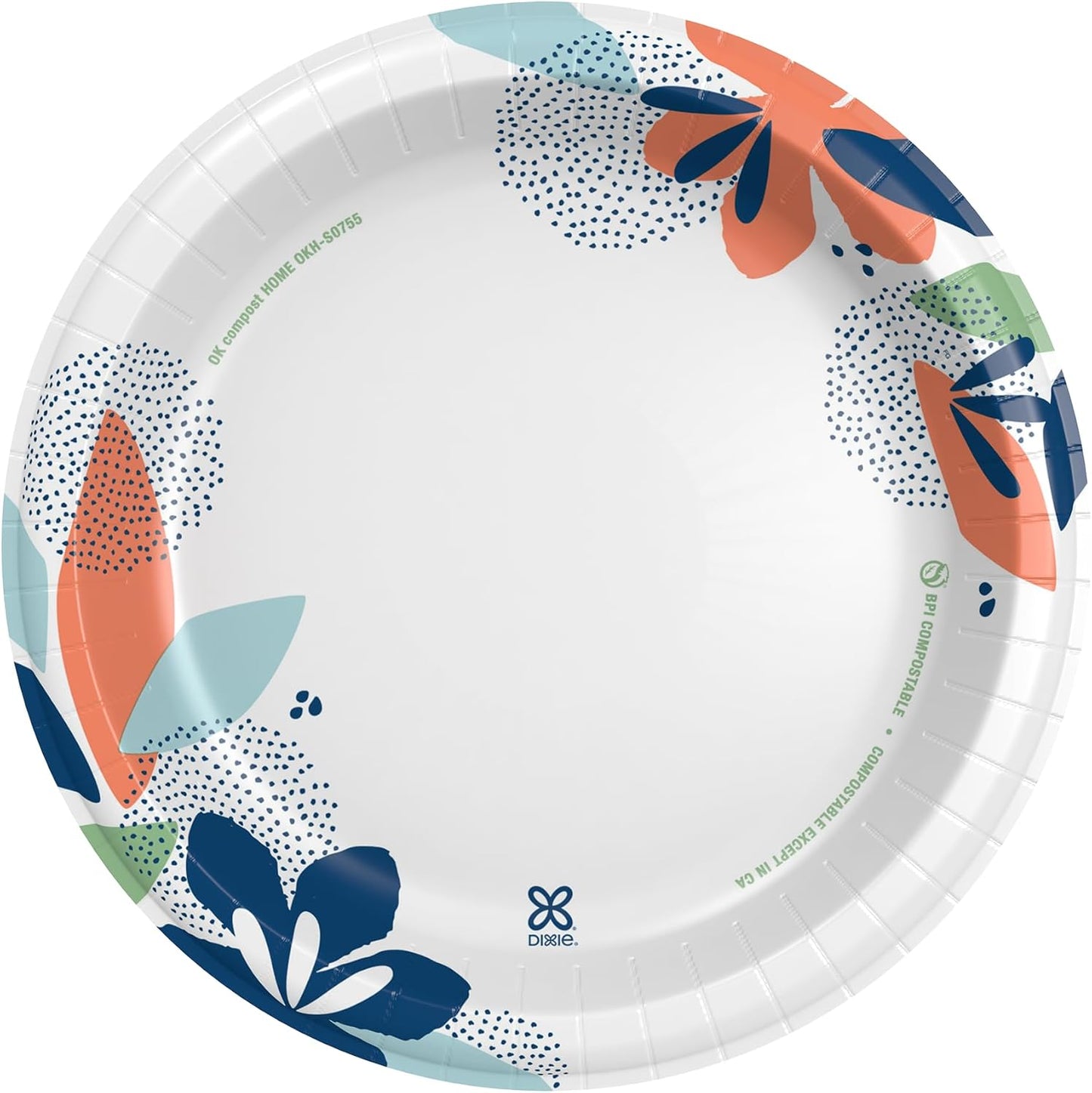 Dixie Large Paper Plates, 10 Inch, 150 Count, 2X Stronger*, Microwave-