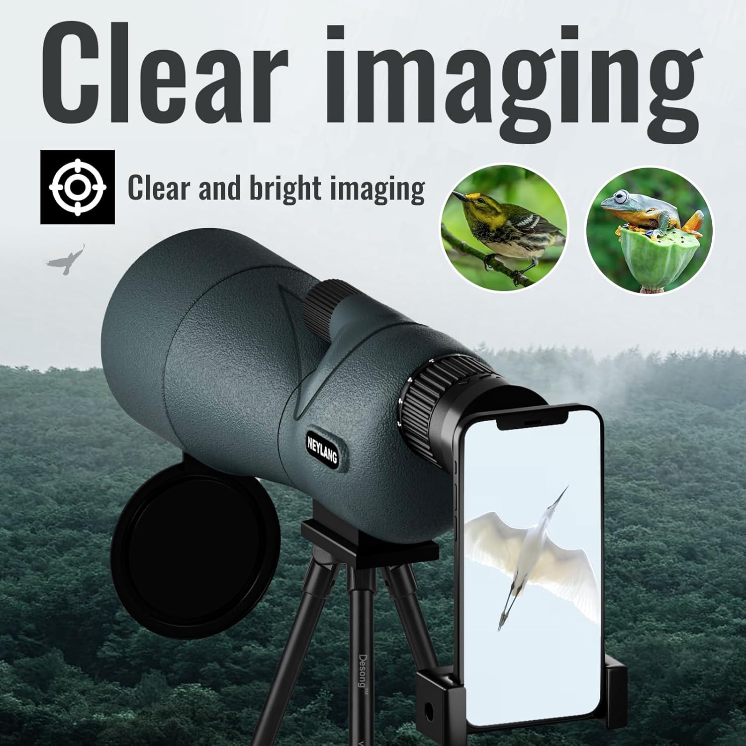 25-75X60 Spotting Scope for Shooting Hunting - Spotter Scopes with Tri