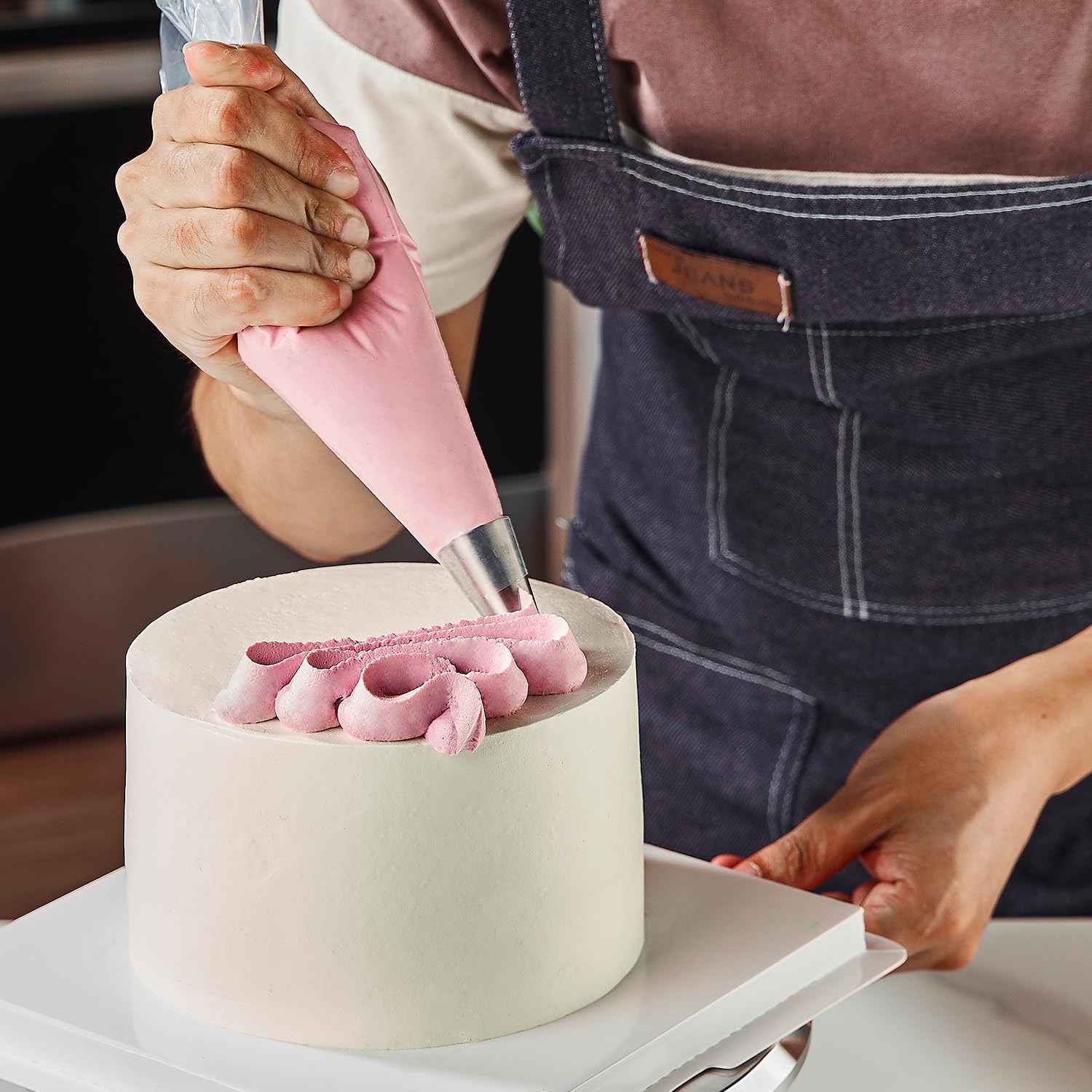 Keenpioneer Piping Bag - Disposable Cake Decorating Bag, Pastry Bag 56