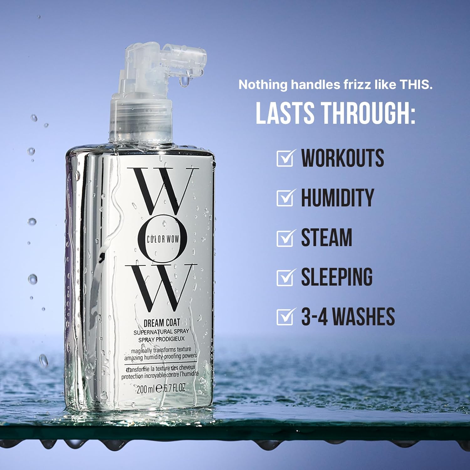 COLOR WOW Dream Coat Anti-Humidity Treatment Spray – Anti-Frizz Hair S