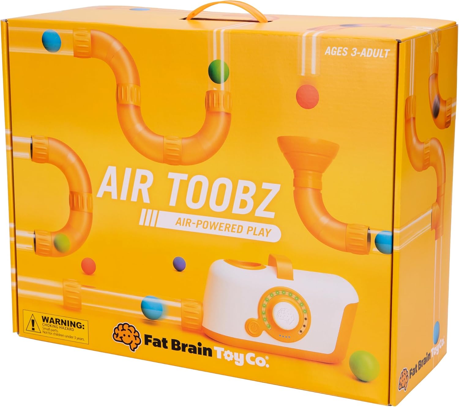 Fat Brain Toys The Original Air Toobz, Air-Powered STEM Building Toys 