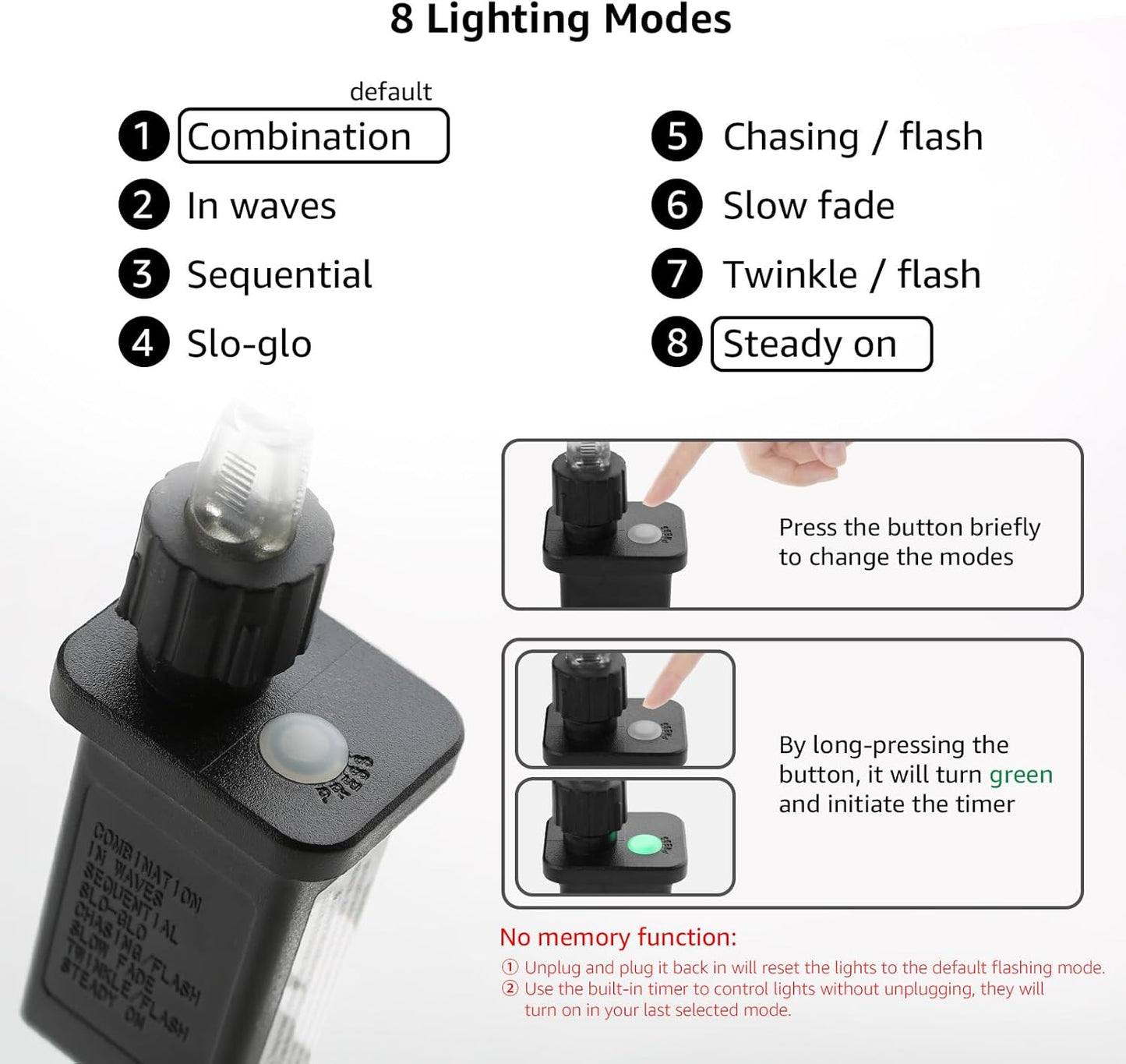 Lighting EVER Plug in Rope Lights with Small Tube, 1/4 in Pencil-Size, 100 LED Copper Wire String Lights in 33 ft Tube, Cool White 6000K, Thin Light Rope for Railing, Fence, Balcony, Not Connectable