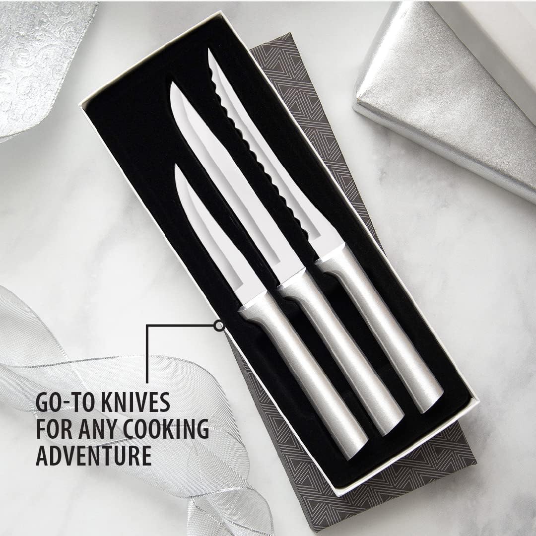 Rada Cutlery Cooking Essentials Gift Set (S49), 3-Piece Knife Set, Sta