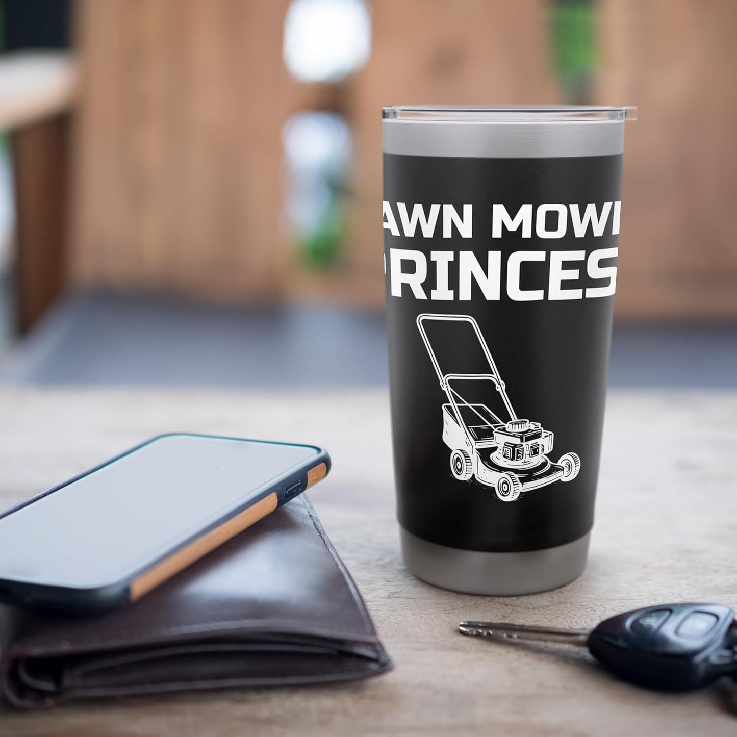 Lawn Mower Princess Stainless Steel Insulated Tumbler