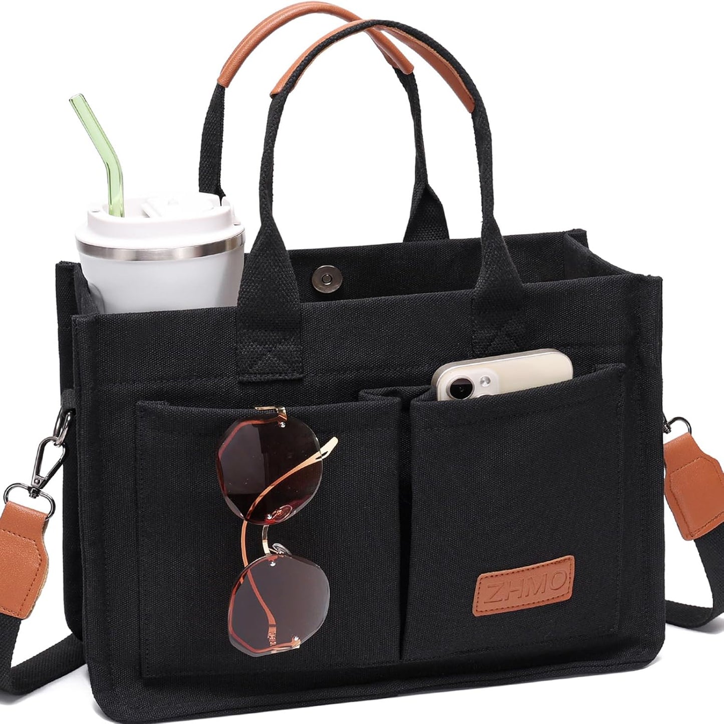 Canvas Tote Bag for Women,Women's Bags Crossbody Bags Work Laptop Tote