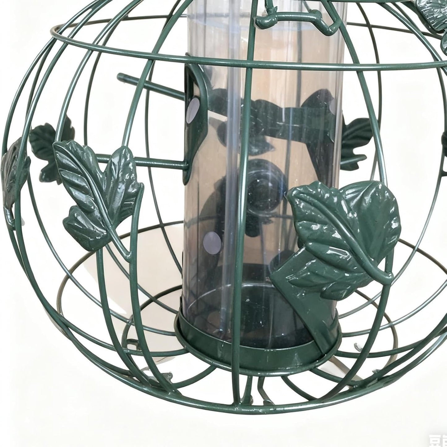 Bird Feeders Outdoor - Tube Feeding Squirrel Proof Design for Safe Wild Bird Feeding, Garden and Backyard Feeder, Perfect for Lawn Porch Balcony Deck Terrace Park and Birdwatching