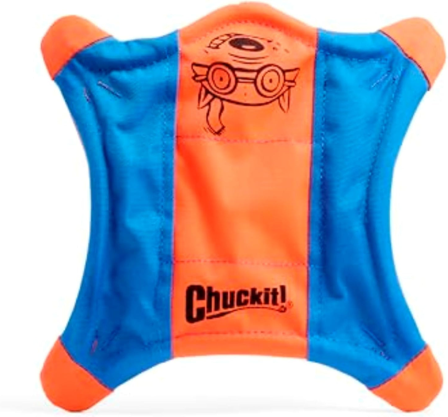 Chuckit! Flying Squirrel Fetch Dog Toy - Water Floating Flyer - Soft a