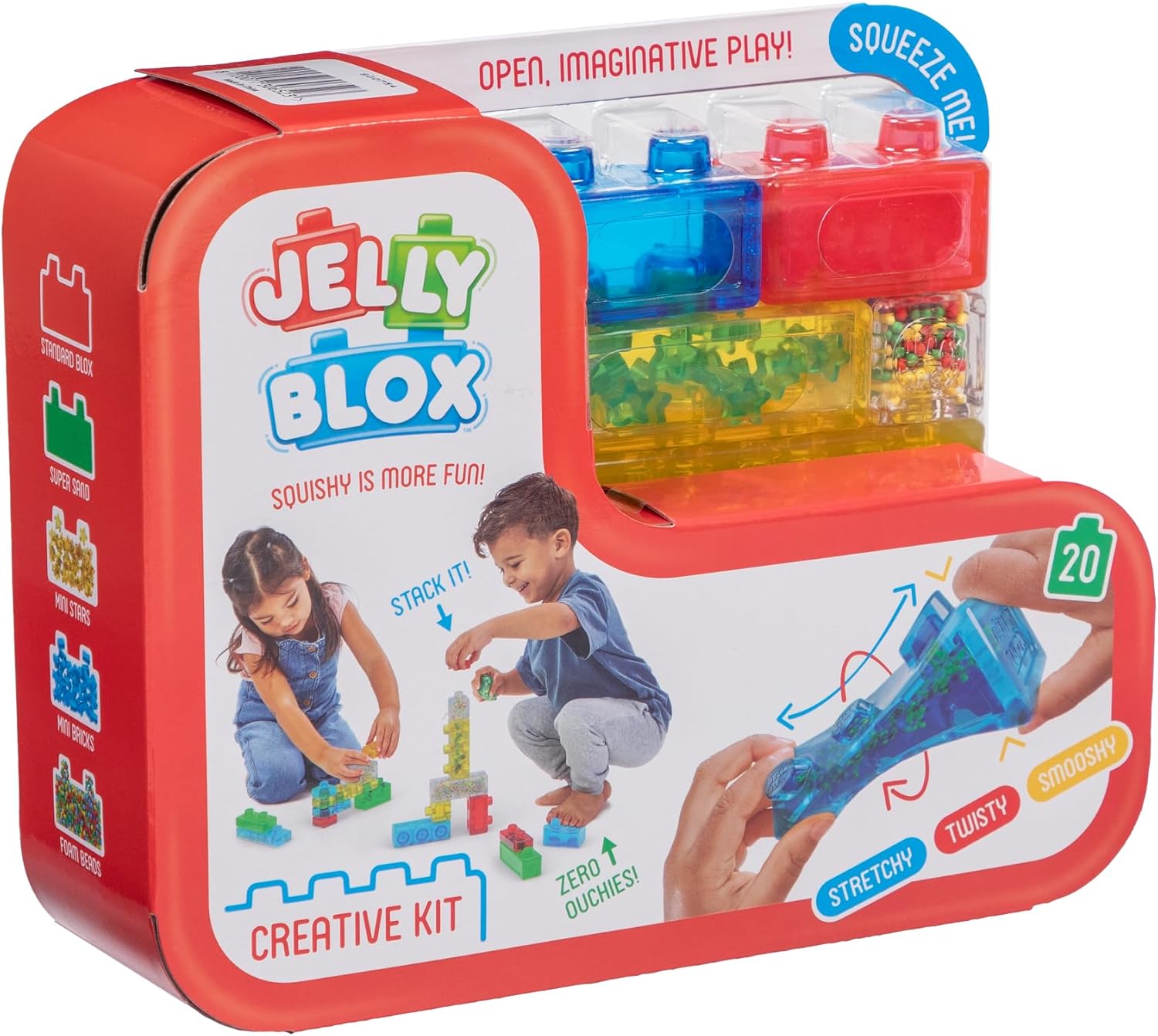 Goliath Jelly Blox Creative Kit | Includes 20 Blocks | Toddler & Presc