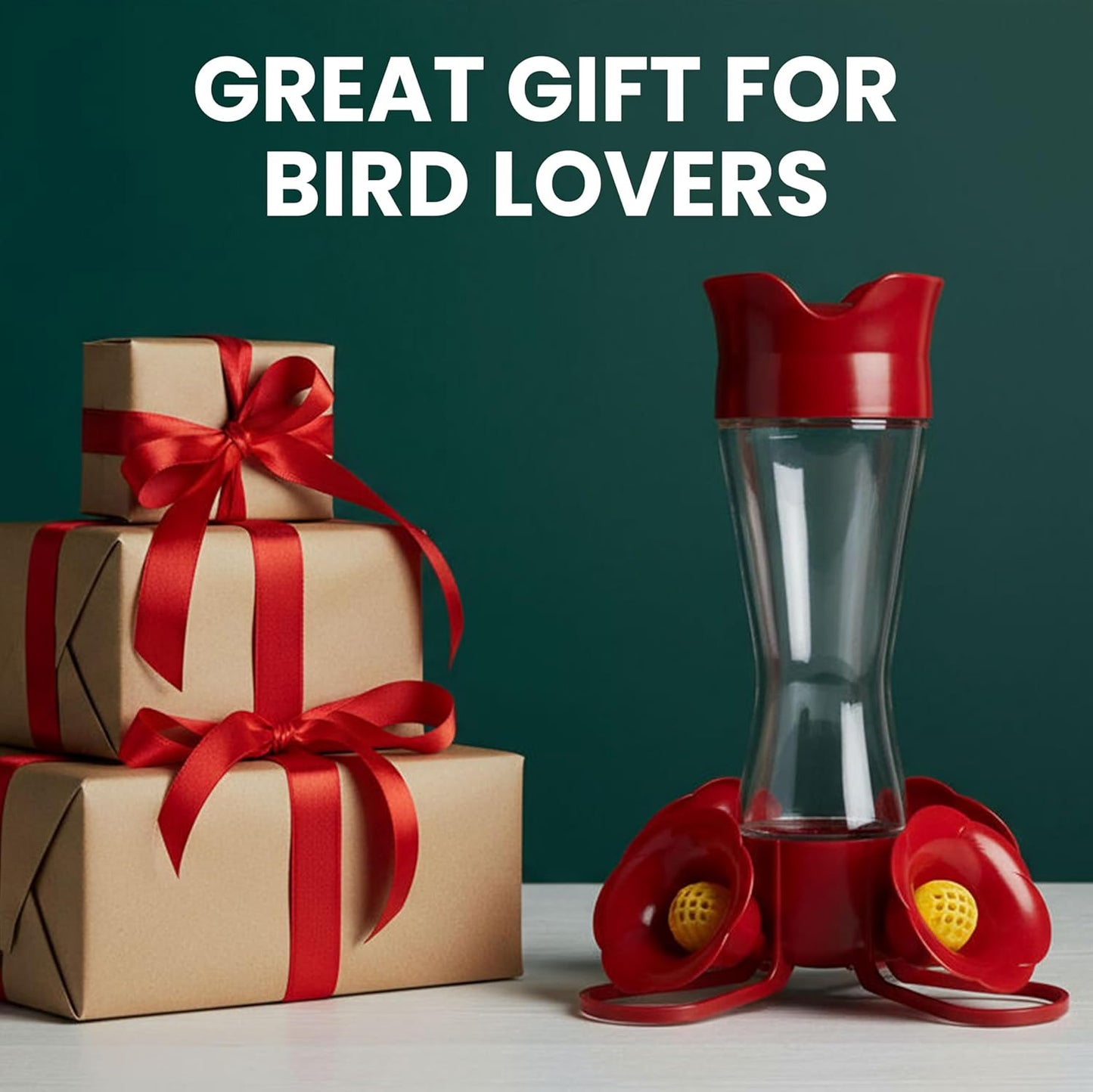 Perky-Pet 203CPBN-2 Glass Hummingbird Feeders for Outdoors with Perche