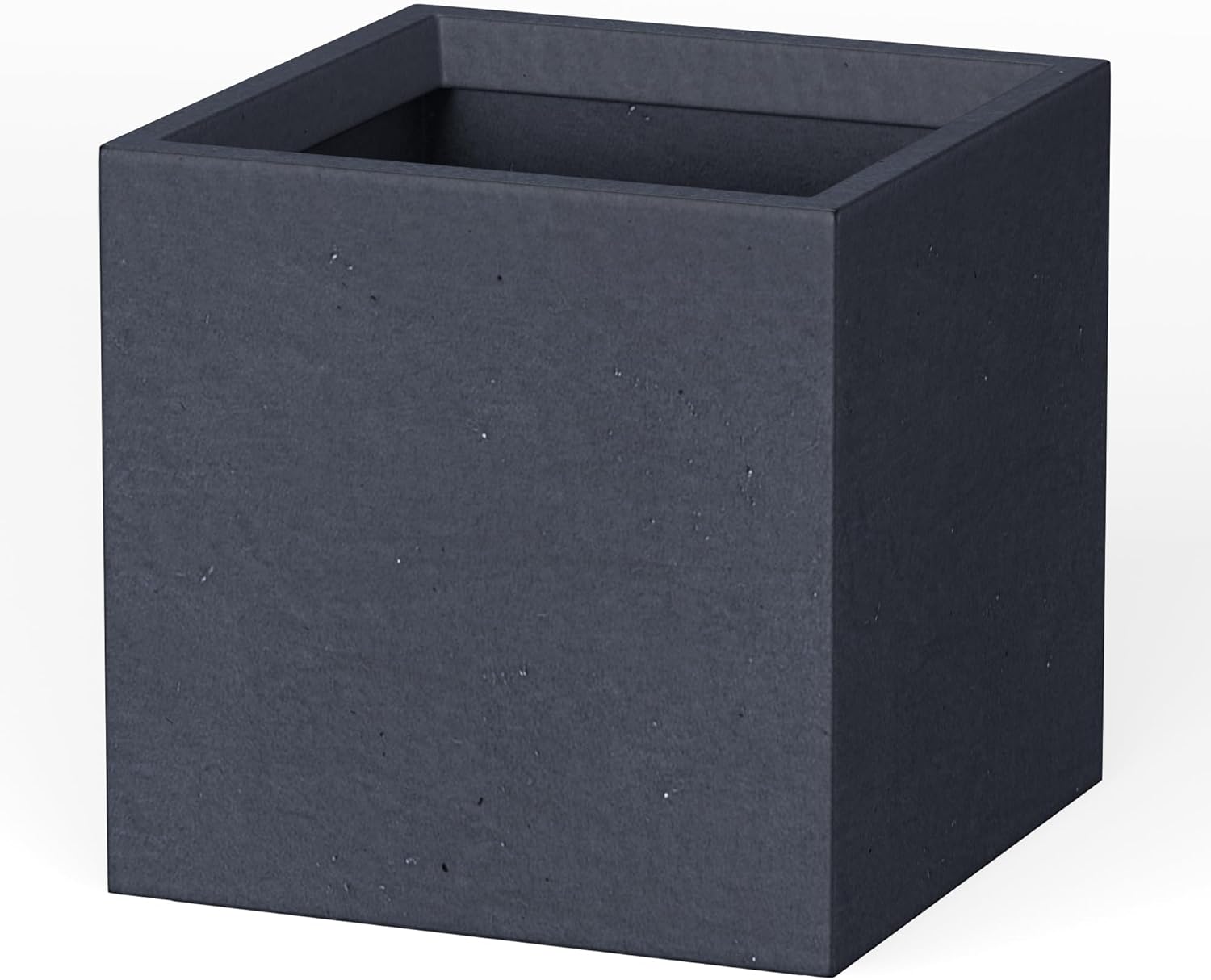 Kante 12 Inch Square Concrete Planter for Outdoor Indoor Home Patio Ga