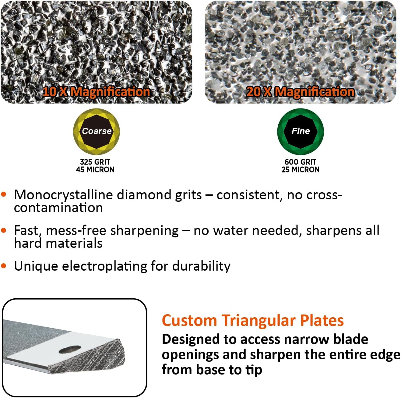 SHARPAL 201H Diamond Scissor & Garden Tool Sharpener – Adjustable 22°-84° Angle, 325/600 Grit Plates | Sharpening for Kitchen, Hair Cutting, Sewing Scissors, Lawn Mower Blades, Pruners & Hedge Shears