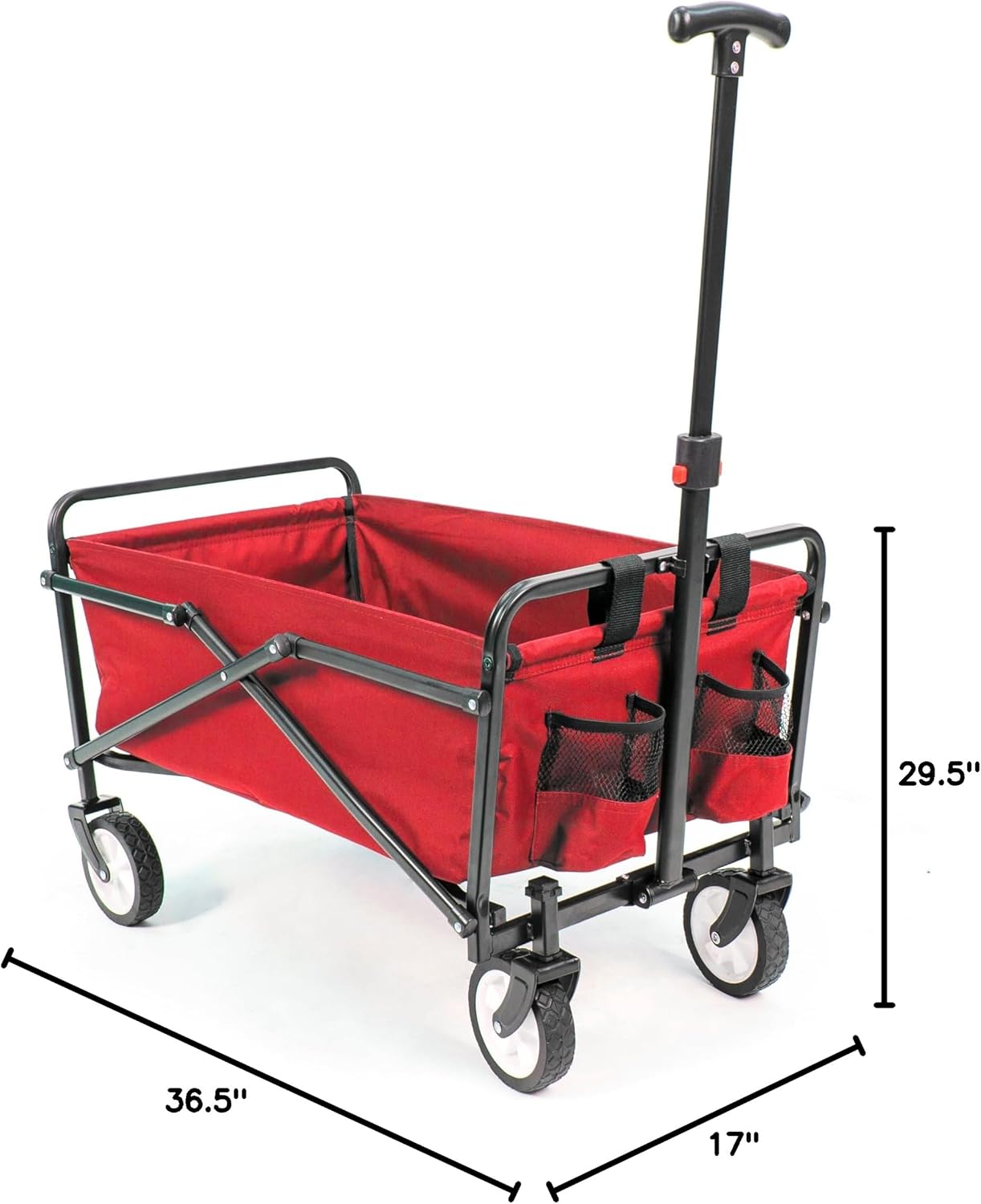 MACSPORTS Lightweight Collapsible Folding Outdoor Utility Wagon, Weigh