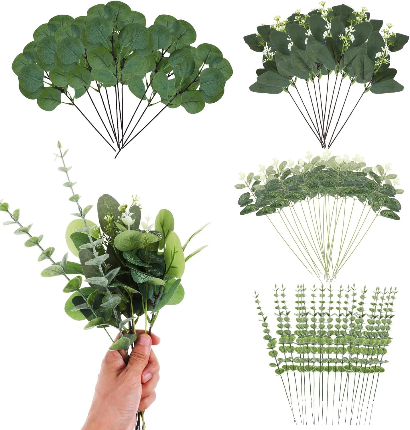 Outdoor Faux Plants 60 PC Artificial Flowers for Outdoors Planters Fake Flower Pots Decoration Cemetery Grave Outside Indoor Spring Hanging Basket Vase Realistic Real Looking 0utdoor Planters Wedding