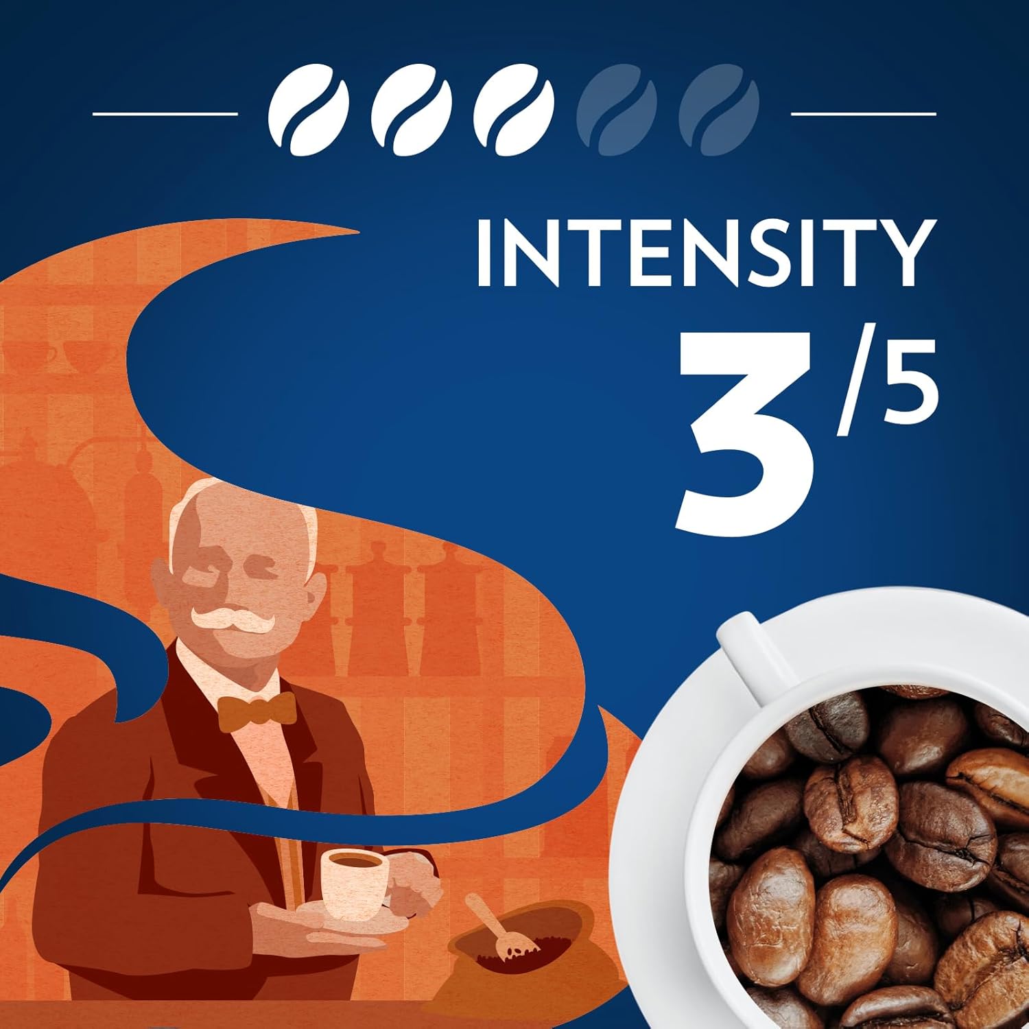 Lavazza House Blend Perfetto Whole Bean Coffee 12oz Bag, Medium Roast,