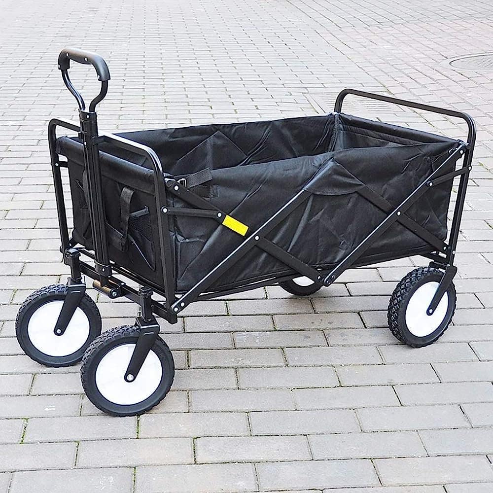 Handcart, Folding Garden Trolley Cart Heavy Duty Wagon Multi-Function 