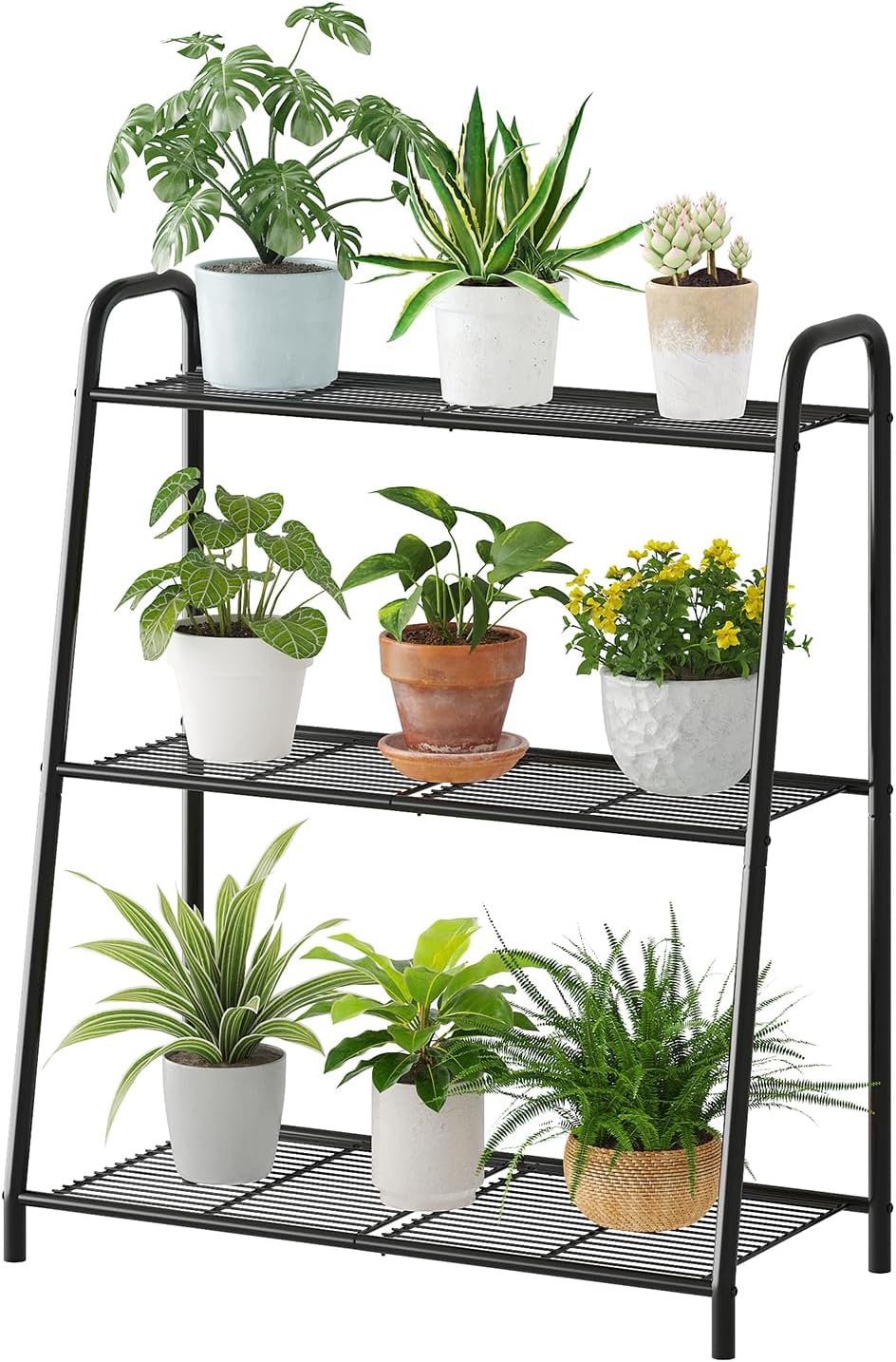 Metal Plant Stand Indoor Outdoor for Multiple Plants,3 Tier Plant Shel