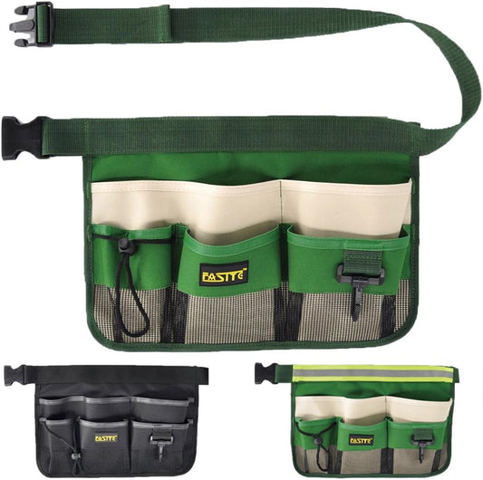 FASITE Gardening Tool Waist Bag Belt, Waterproof Garden Tool Apron wit